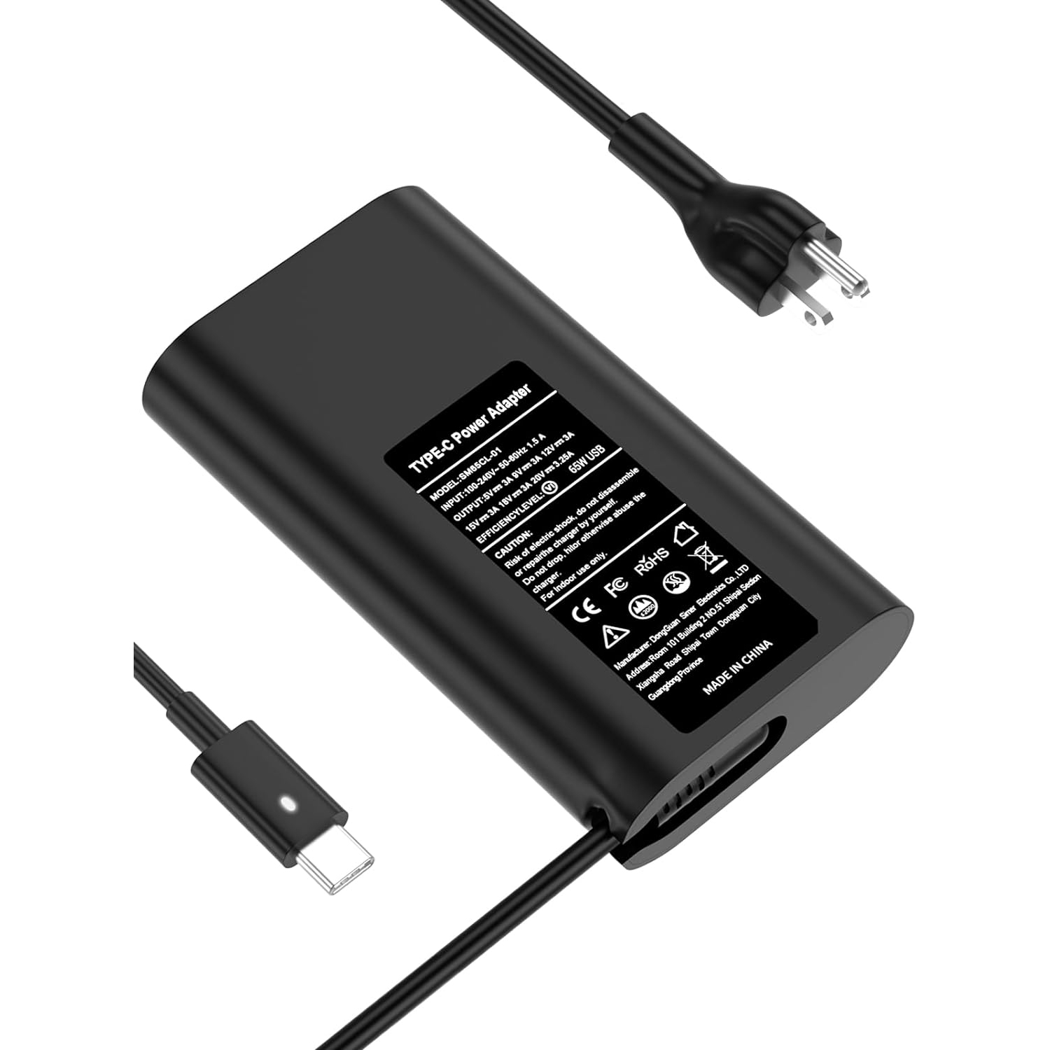 65W 45Watt for Dell Laptop Charger AC Adapter Replacement-for Dell USB C Charger Latitude 5420 5520 5320 7420 5430 7390 7320 7400,XPS 13 Chromebook 3100 Computer Type C Fast Chargi