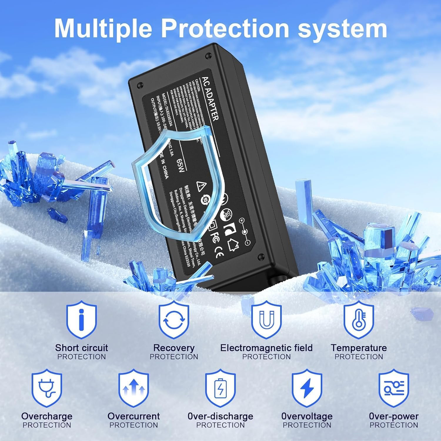 Dell Inspiron Charger 65W 45W Laptop Charger for Dell Inspiron 15 5000 7000 3000 5555 5558 3511 Inspiron 17 14 13 3000 5000 7000 Latitude E6440 E6430