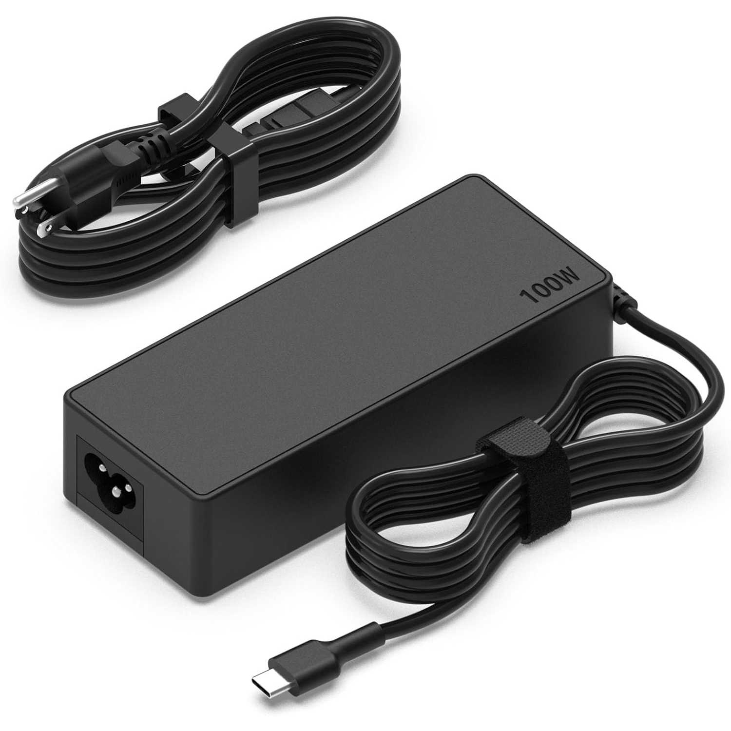 100W 90W USB-C Charger Laptop Adapter for Mac Book, Thinkpad Carbon x1 5th 6th, HP Chromebook, Dell Latitude, Asus Rog Zephyrus Strix, Acer, Type-C Laptop Power Cord for 1