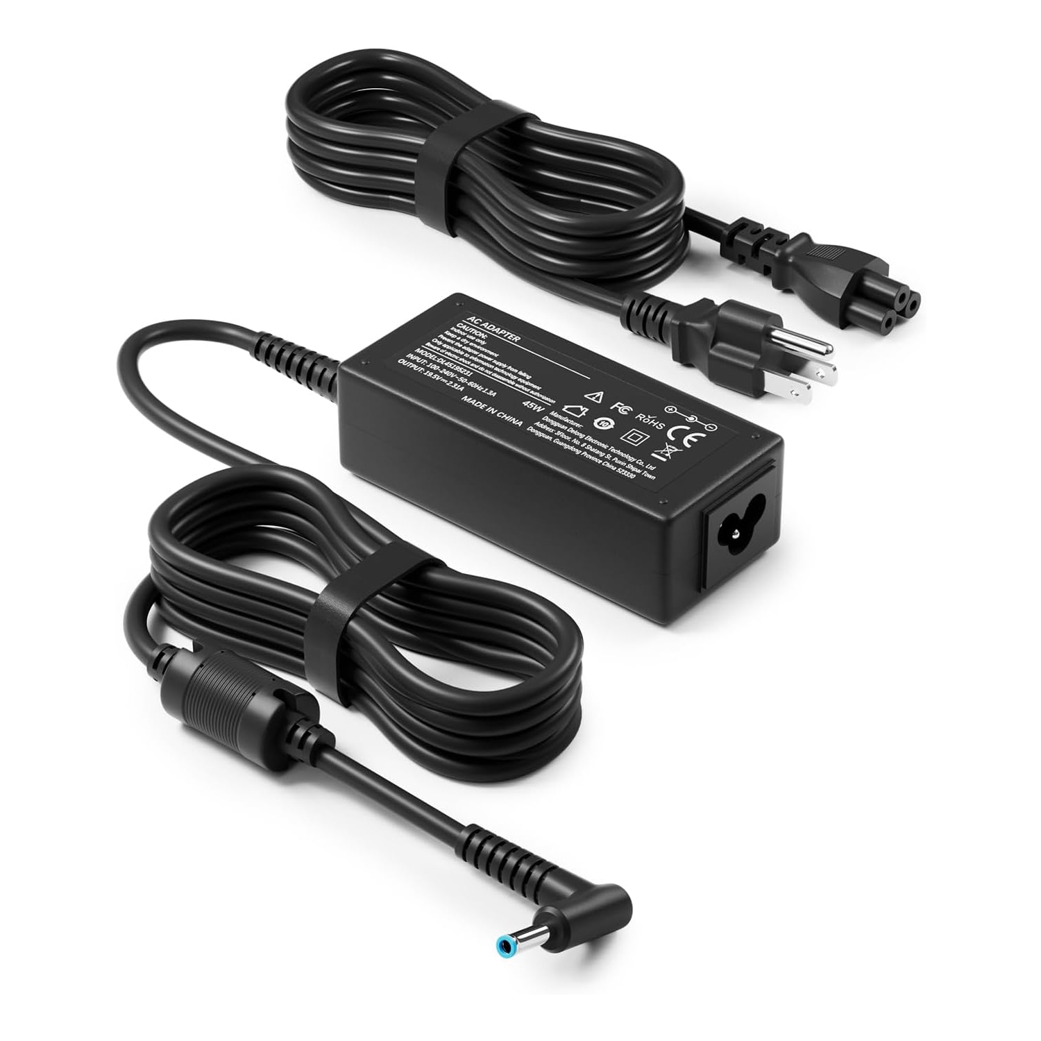 45W HP Laptop Charger for HP Pavilion X360 11 13 15 Series, Stream 11 13 14, Envy X360 13 15, Elitebook Folio, Spectre Ultrabook, HP AC Adapter