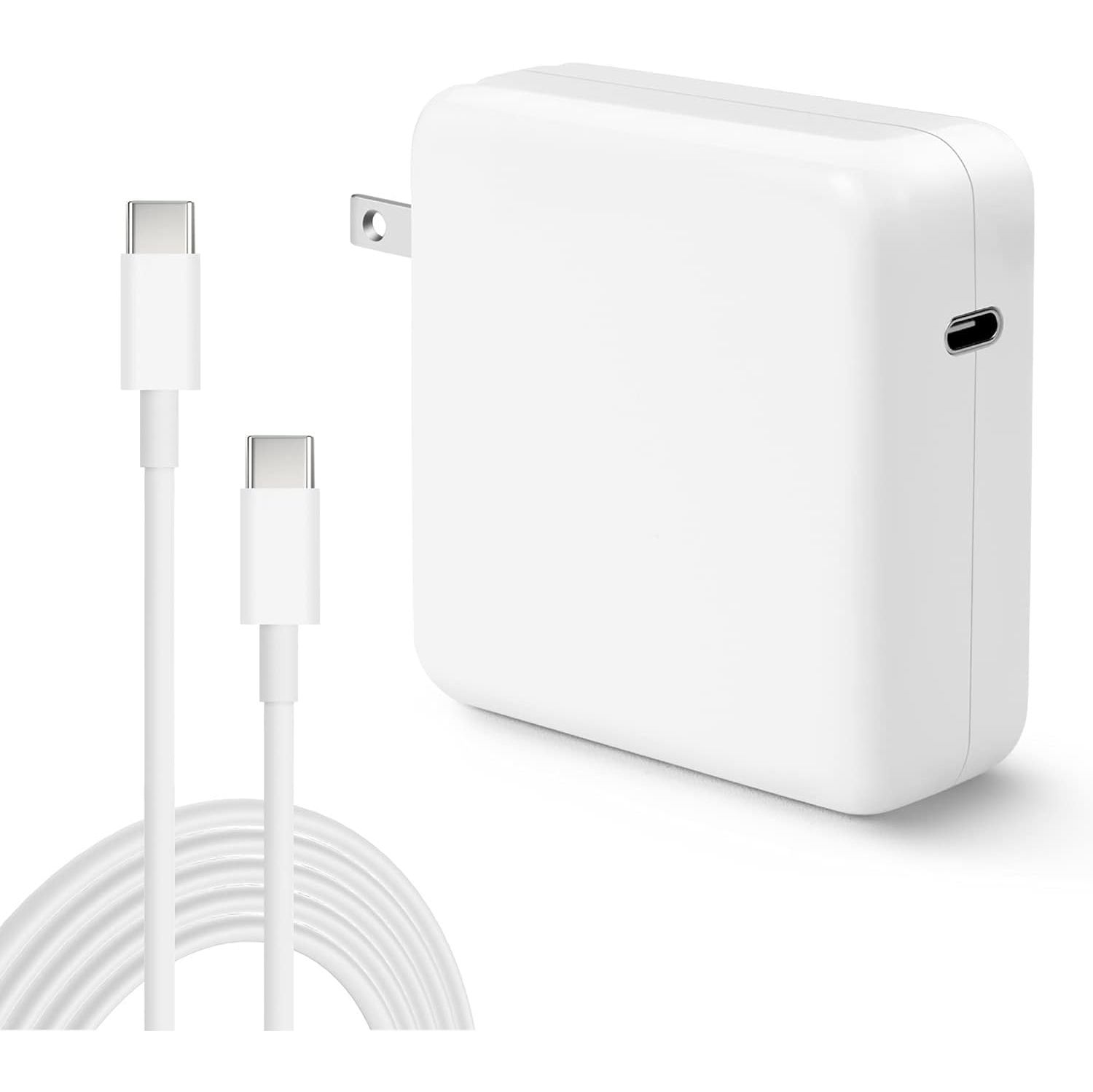 Chargeur USB-C pour Mac Book Pro; Adaptateur d'alimentation rapide USB-C 96&nbsp;W compatible avec les nouveaux MacBook Air de 13&nbsp;po et MacBook