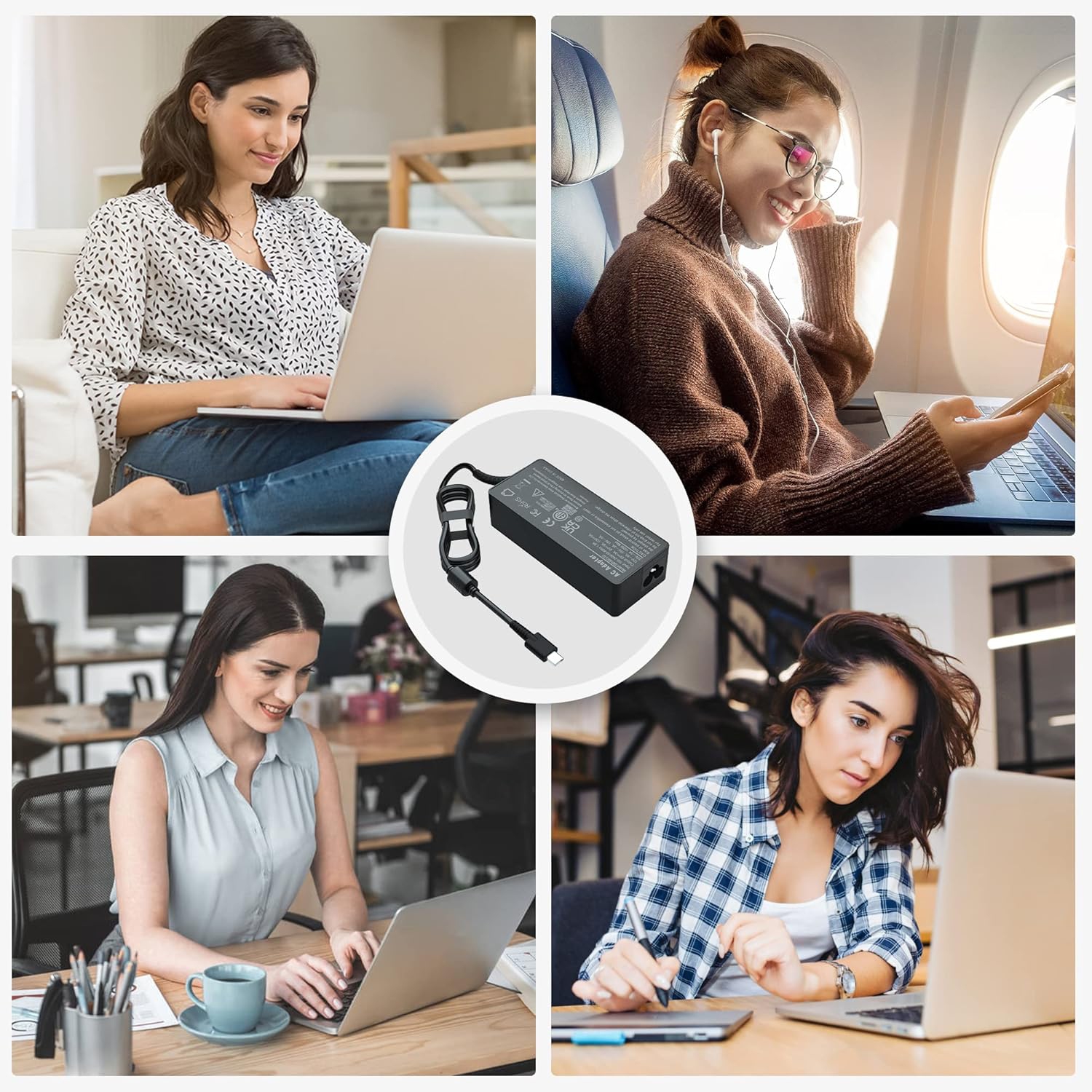 100W USB C Charger-USB-C-Laptop-Charger - Fast Charging for Lenovo ...