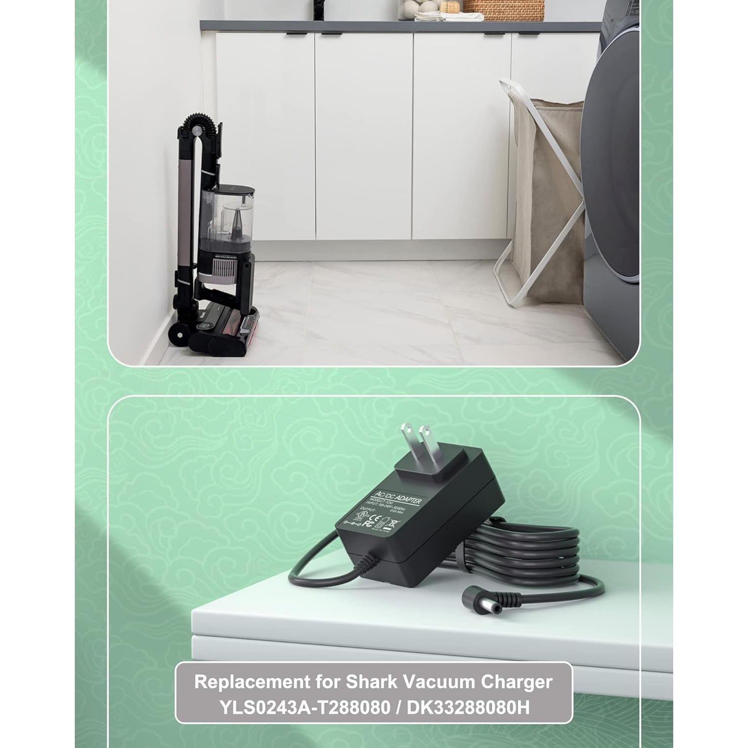 28.8V Vacuum Charger Compatible with Sha Stratos Cordless Vacuum 1Z862HC IZ682H IZ683H IZ662H IZ642H IZ882H IZ864H IZ863H IZ862H IZ842H IZ841H IZ840H