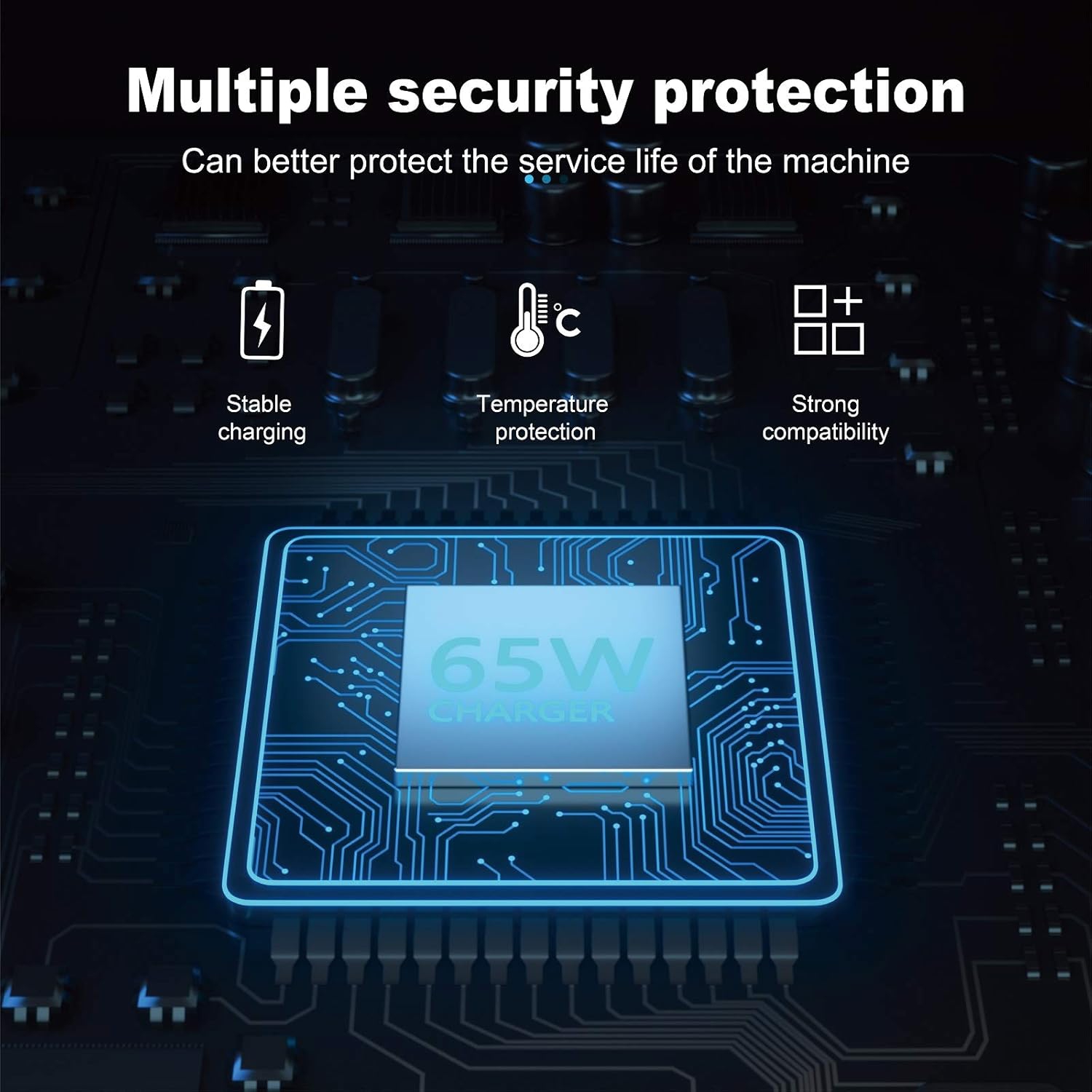 65W 45W Universal USB-C Laptop Charger, Chromebook Charger Lenovo Chromebook Charger 100e 300e, Acer Chromebook Spin 11 13 15, Asus Chromebook