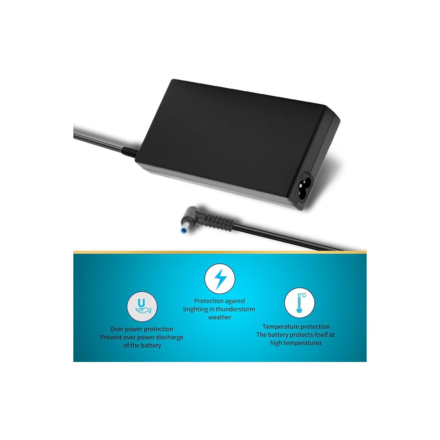 120W Power Supply Adapter for HP USB-C G5 Dock USB-C/A Universal Dock G2 Elite USB-C Pavilion 15 17 Envy Touch Smart M6 M7 15 17 Inch Omen 15 15-5000