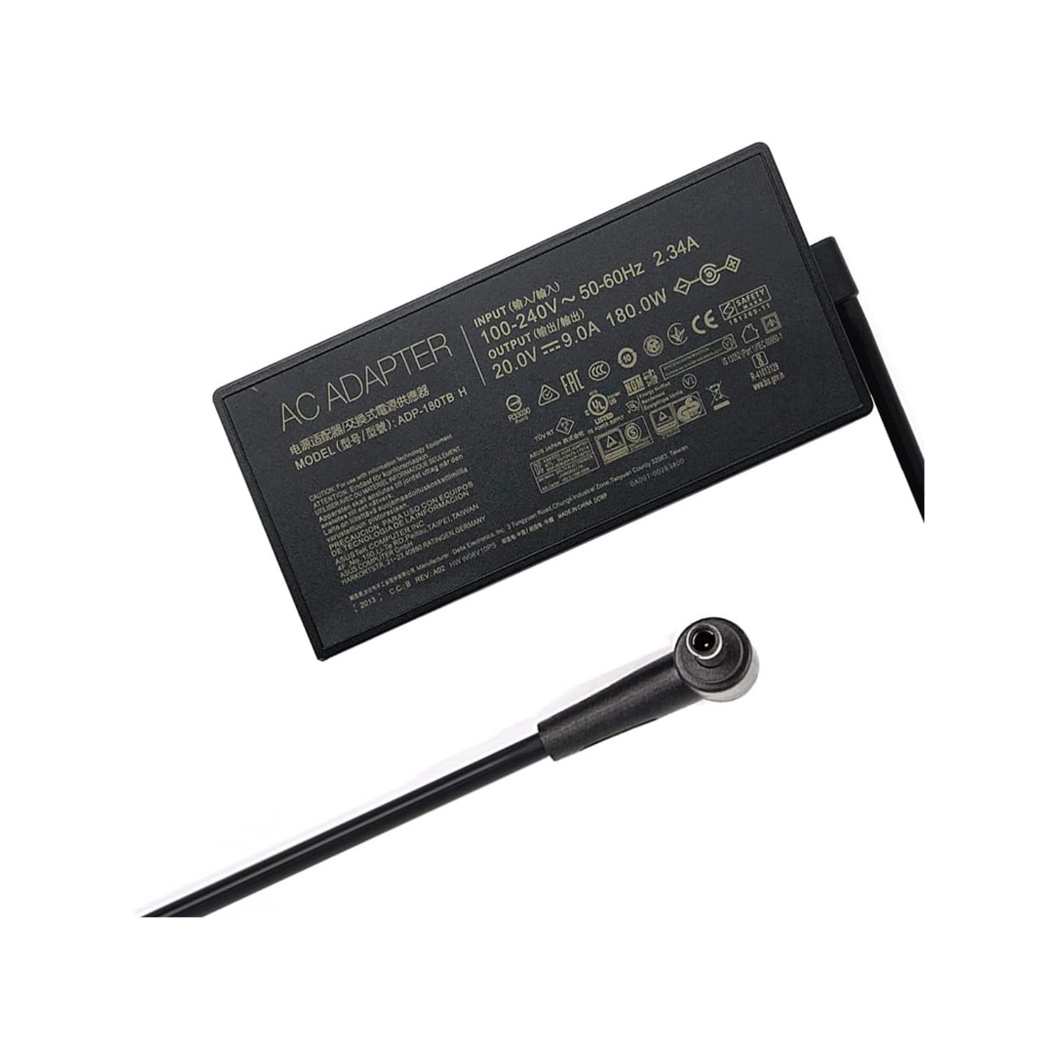 180W Zephyrus Charger Fit for ASUS ROG Zephyrus G14 GA401 G15 GA502, ASUS ADP-180TB H 20V 9A AC Adapter, ASUS TUF Gaming Laptop Charger F15 F17