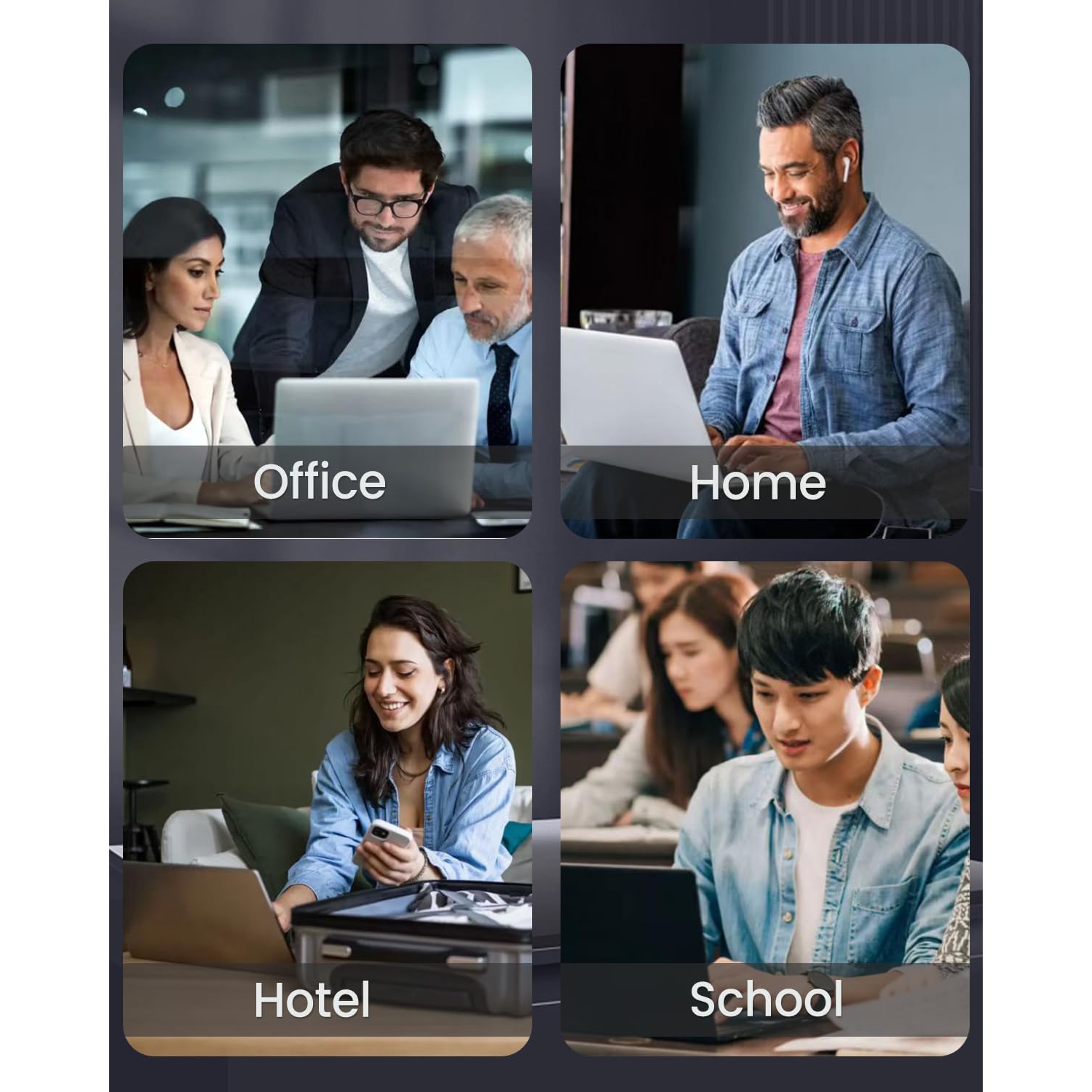 Chargeur de portable 45&nbsp;W de 65&nbsp;W pour Vivobook 15 14 16 17 d'Asus, compatible avec les modèles Vivobook F X Q série TP, Zenbook série UX,