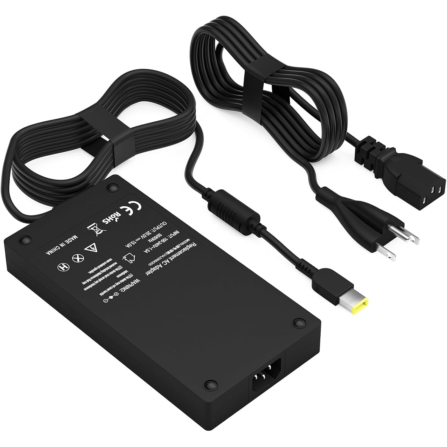 300W 20V 15A AC Slim Tip Laptop Adapter Replacement for Lenovo Legion 5 Pro 15/16/17 Legion 7/7i ThinkPad R9000P R9000K ADL300SDC3A Power Supply