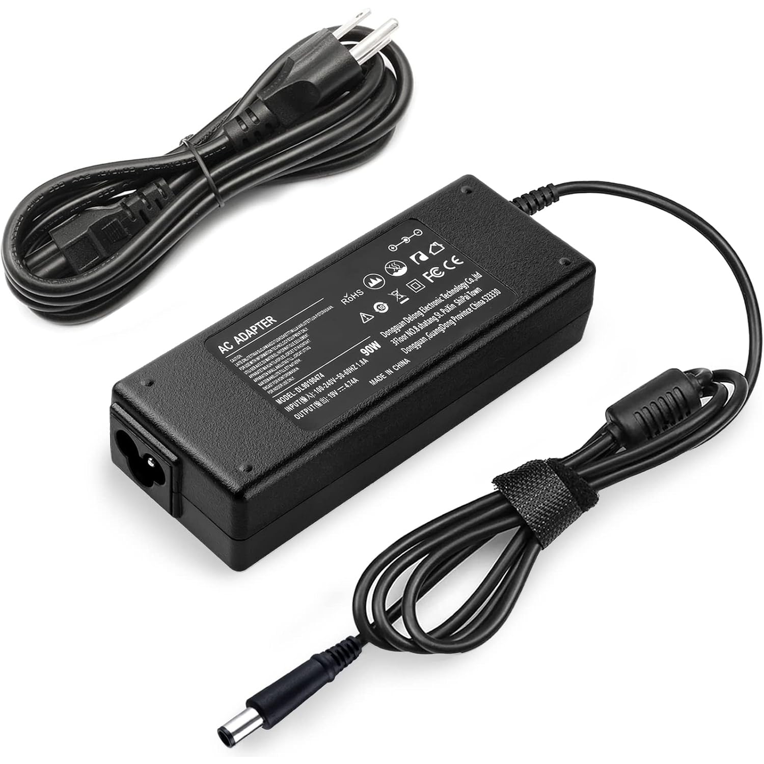 19V 90W Ac Dc Adapter for 18 19 20 21 32 HP Pavilion 20 23 OMEN Gaming All-in-One Desktop Computer PC Monitor Elitebook 8460p 8470P 8440P 8760p 8460w 8770w 2760p 2170p Power Supply