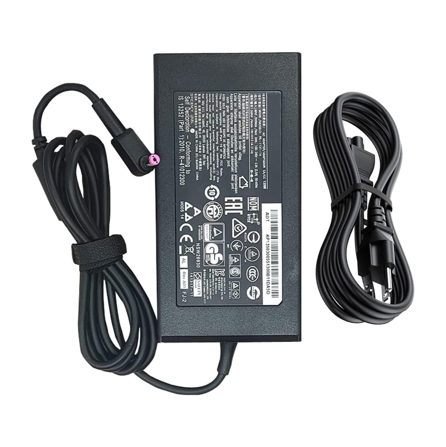 135W AC Charger Fit for Acer Nitro 5 N18C3 AN515-51 AN515-41 AN515-53 AN515-52 AN515-43 Laptop Adapter Power Supply Cord