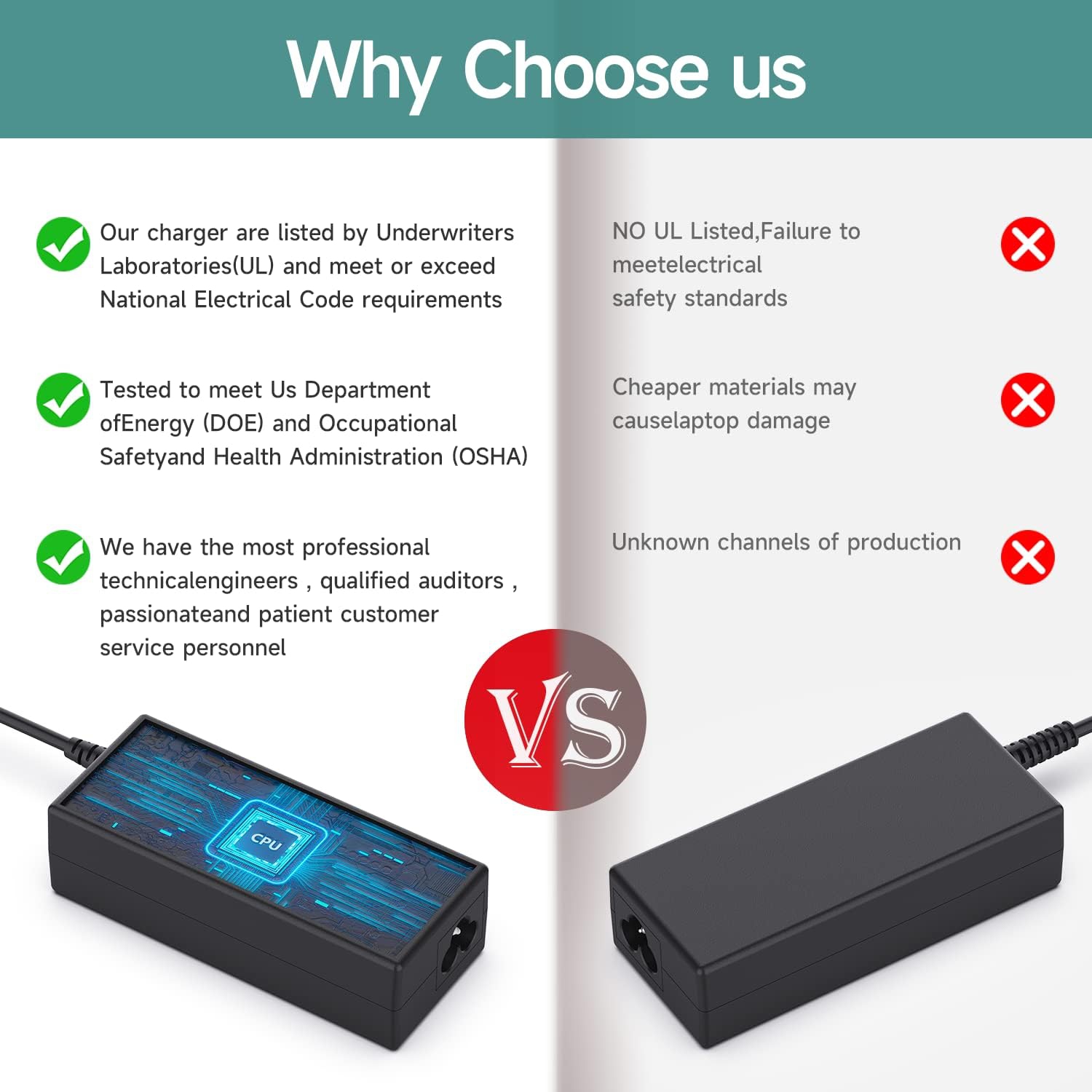 Chargeur 19&nbsp;V pour HP Pavilion, adaptateur pour moniteur HP 20 21,5 23 23,8 25 27 pouces, 27XW 20XI 22BW 23ER 27ES, 24CT 25XW 25BW 25XI 22CWA