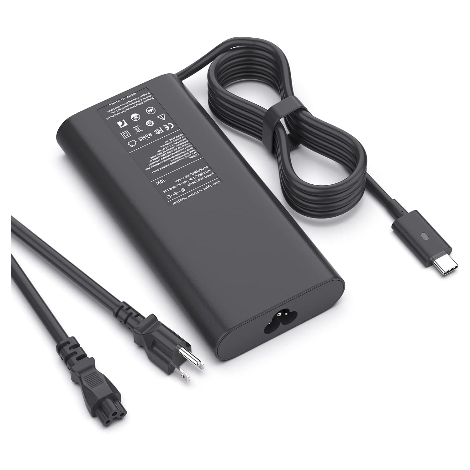 90W USB C Charger for Dell Latitude 3120, 3300, 3301, 5400, 5420, 5520, 7275, 7280, 7300, 7420; XPS 12 13 9250, 9350, 9360, 9365/ Inspiron 16 14 Plus