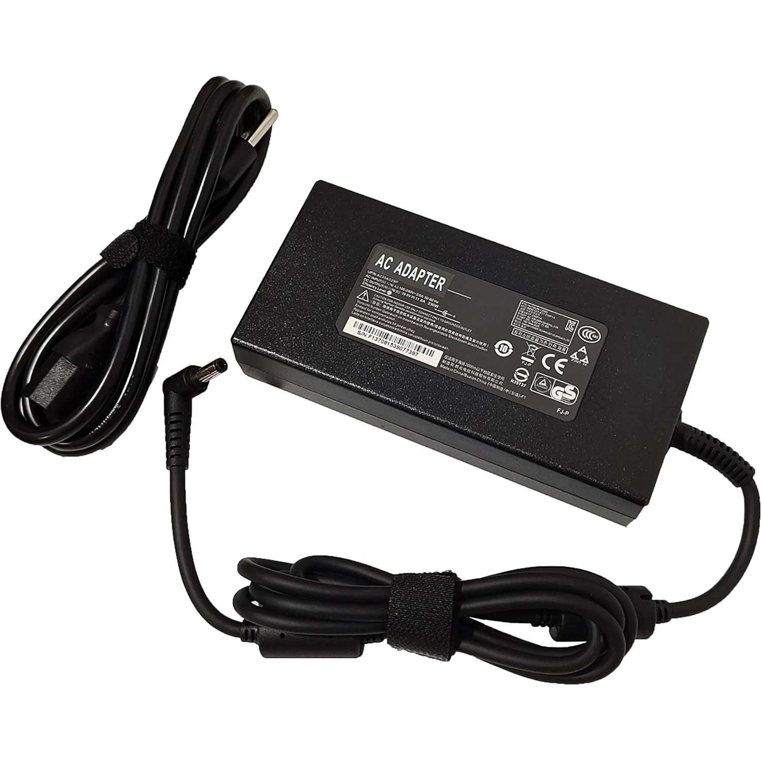 230W Charger 19.5V 11.8A 5.5 x 2.5mm for MSI GS65 GS66 GS75 GS76 GE72MVR GE62MVR P65 WS65 WS66 WS75 WS76 Creator 15 17 A230A012L A12-230P1A Laptop Power Adapter Supply