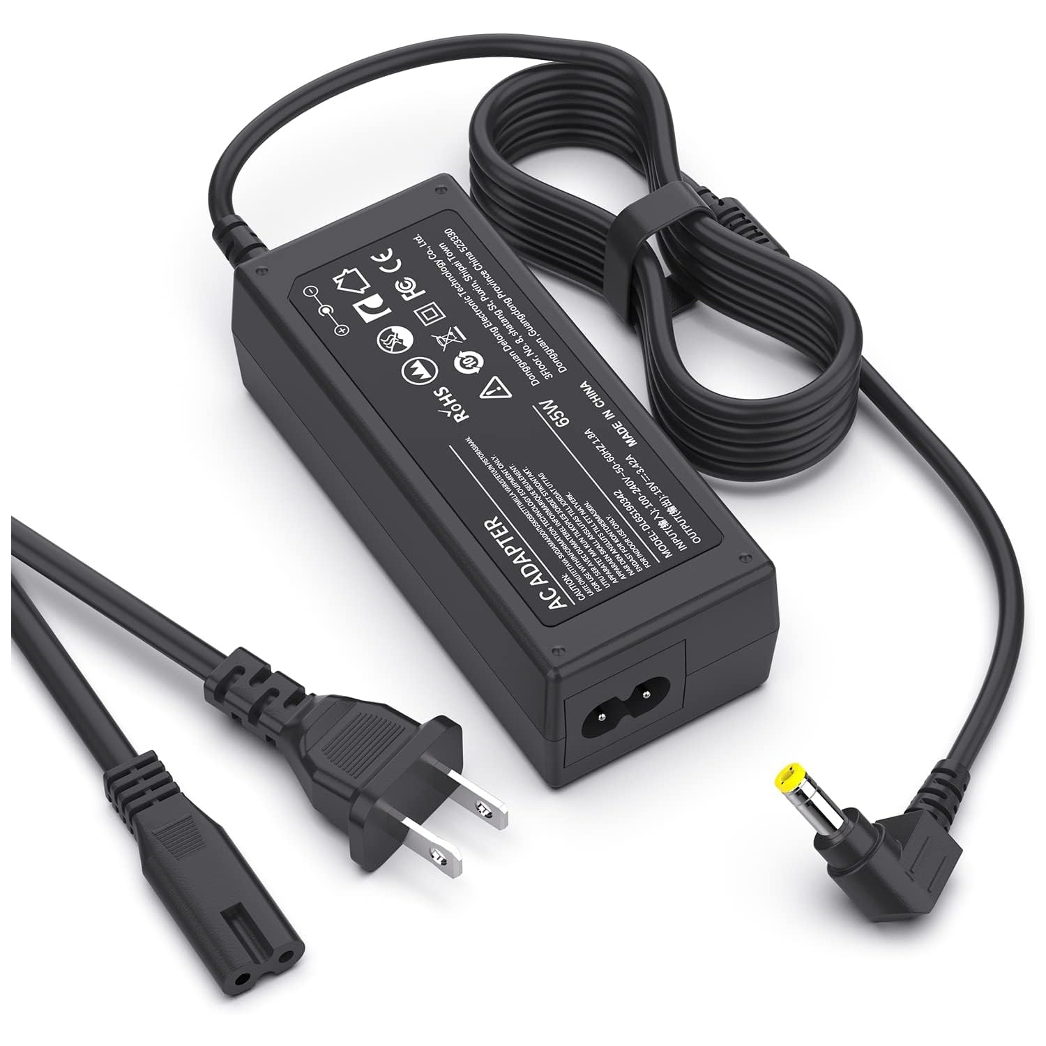 65W Laptop Adapter Power Charger for Toshiba Satellite C55 C655 C850 C50 L755 C855 L655 L745 P50 C855D C55D S55;Portege Z30 Z930 Z830;Satellite Radius 11 14 15 PA3917U-1ACA Power S