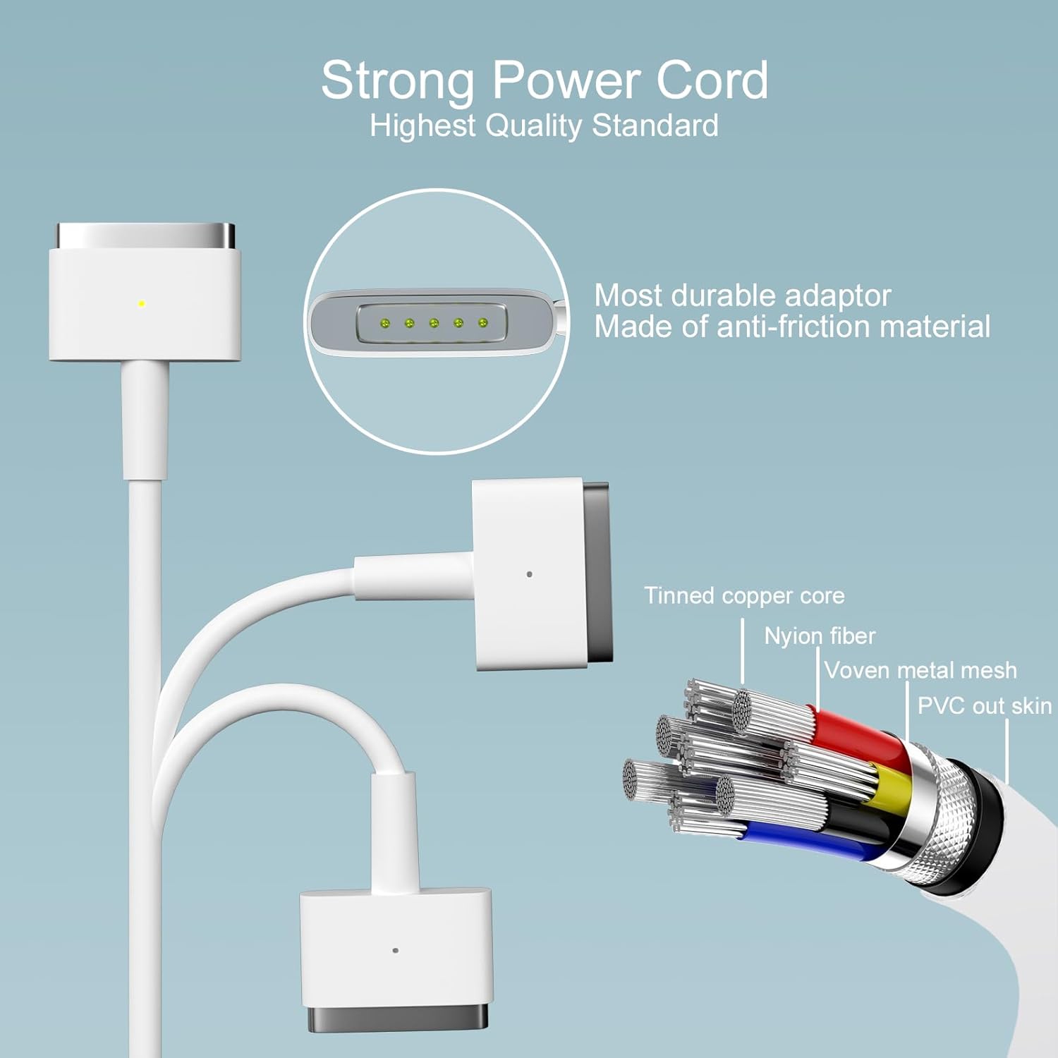 45W A1436 A1465 A1466 Mac Book Air Charger - Fast T-Tip Power Adapter Fit for Mac Book Air 11 13 inch Laptop(Applicable to 2012-2017)