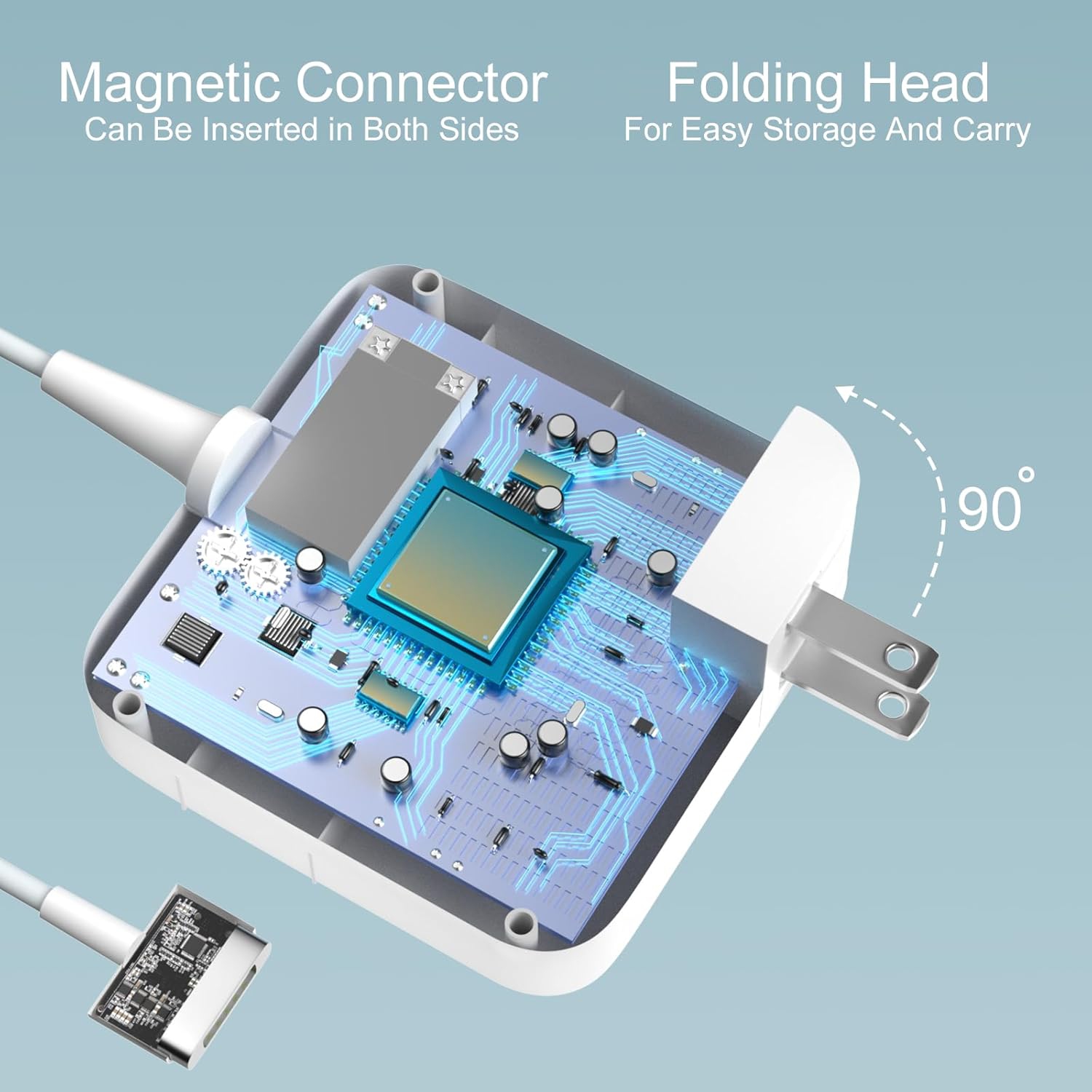 45W A1436 A1465 A1466 Mac Book Air Charger - Fast T-Tip Power Adapter Fit for Mac Book Air 11 13 inch Laptop(Applicable to 2012-2017)