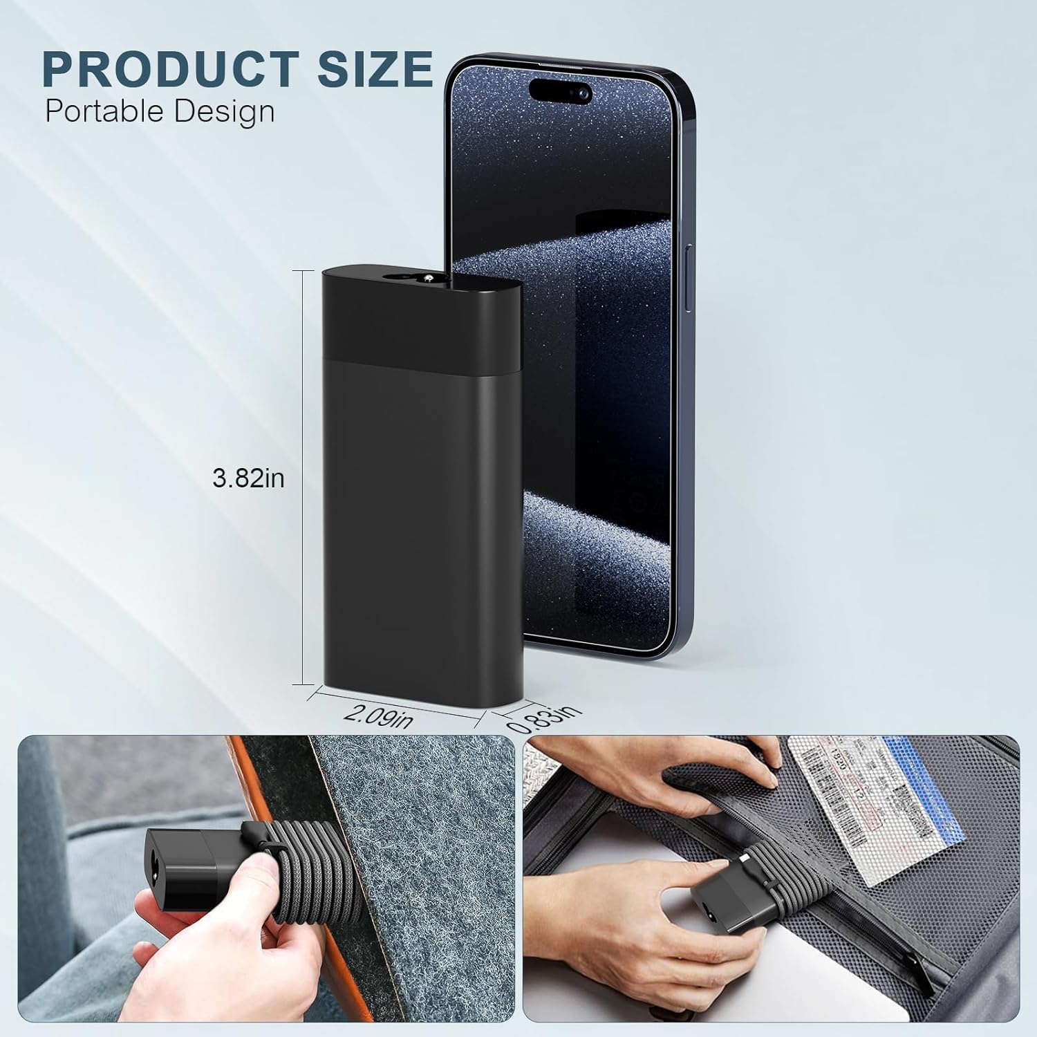 New Slim HP 65W USB C Laptop Charger Replacement for HP Spectre x360, Envy, Chromebook, Elitebook, Pavilion x360, Elite x2 Travel Type C Power Cord