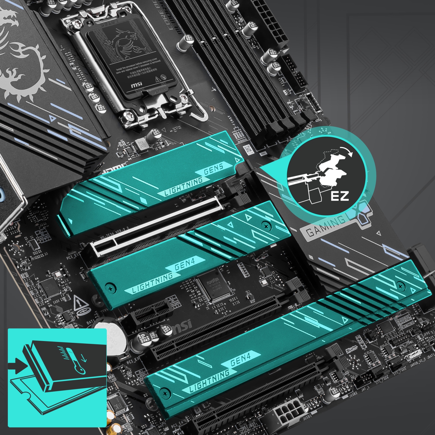 Carte mère de jeu Wi-Fi Z890 Gaming Plus de MSI