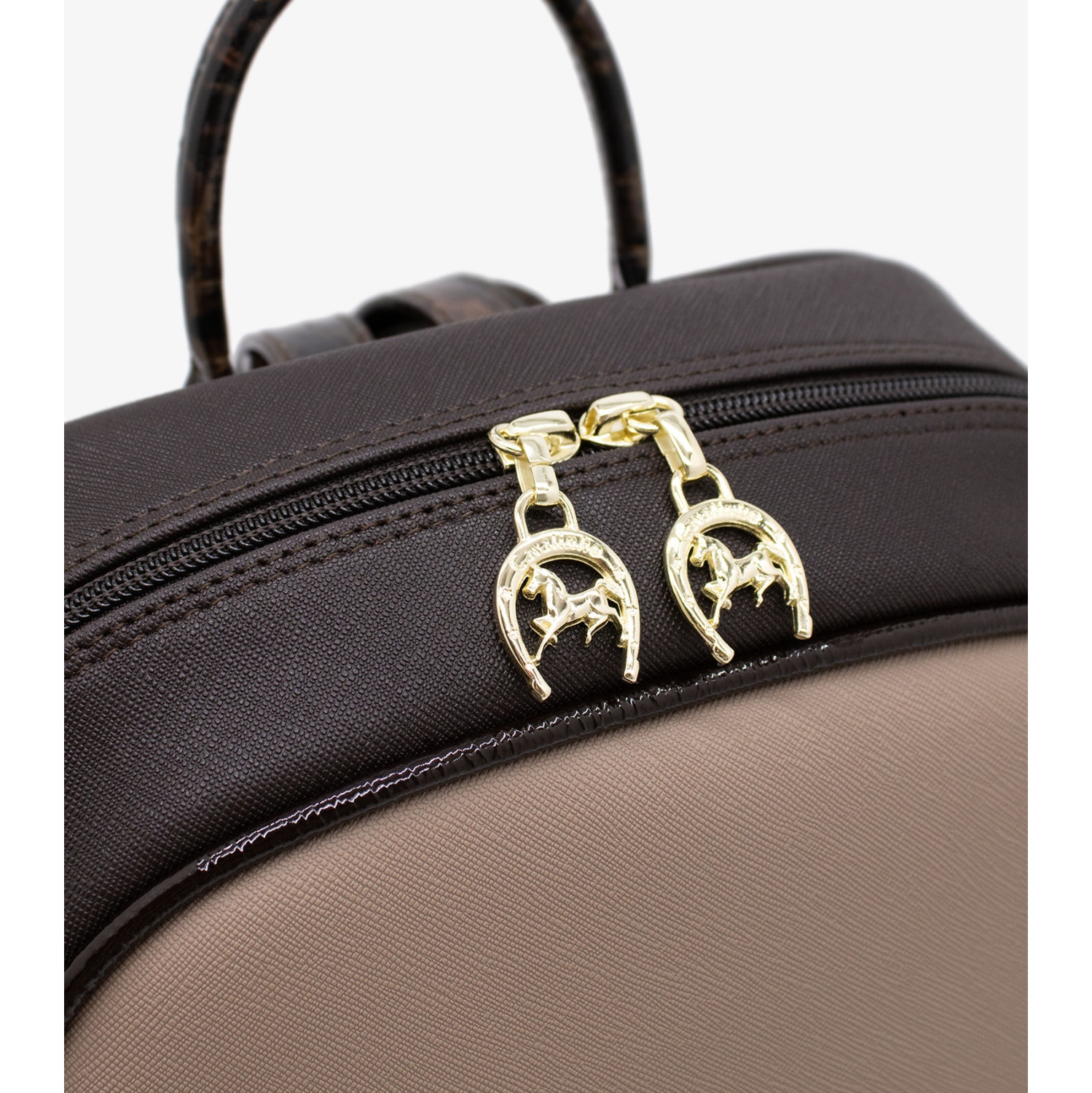 Cavalinho Craft Backpack - Color Brown - Leather & Canvas