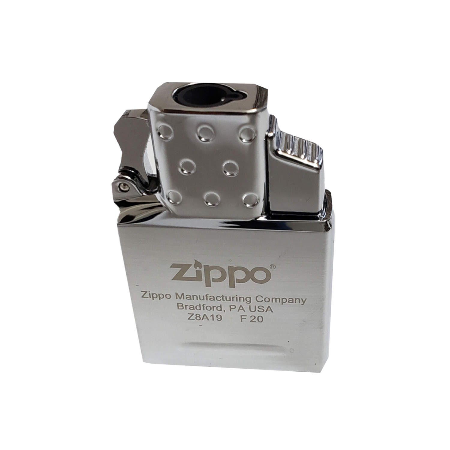 Zippo Single Torch Lighter Insert Plus Six Bonus Flints and a Microfiber Cleaning Cloth