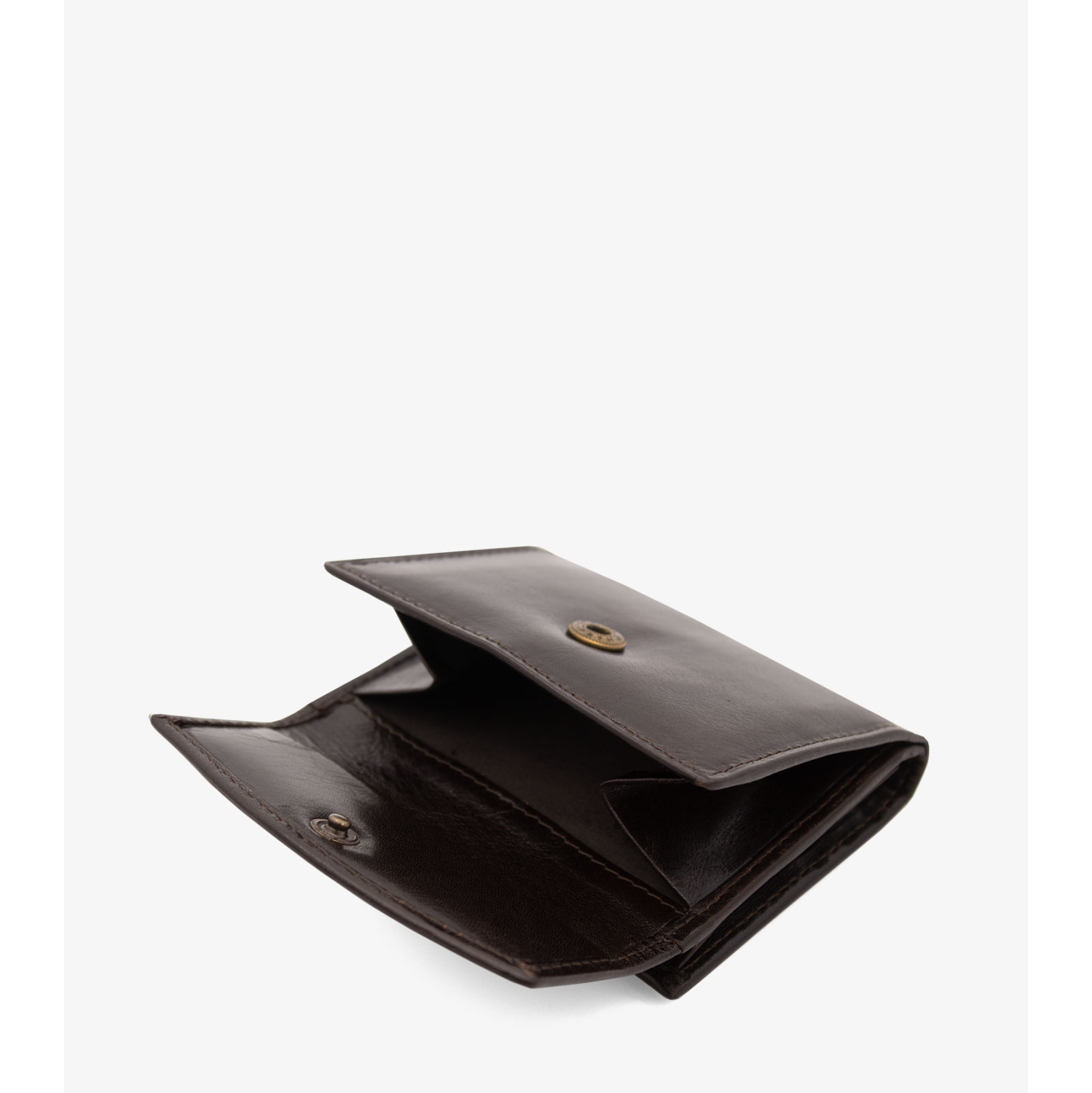 Mini portefeuille en cuir Gentleman de Cavalinho - Brun - Protection RFID