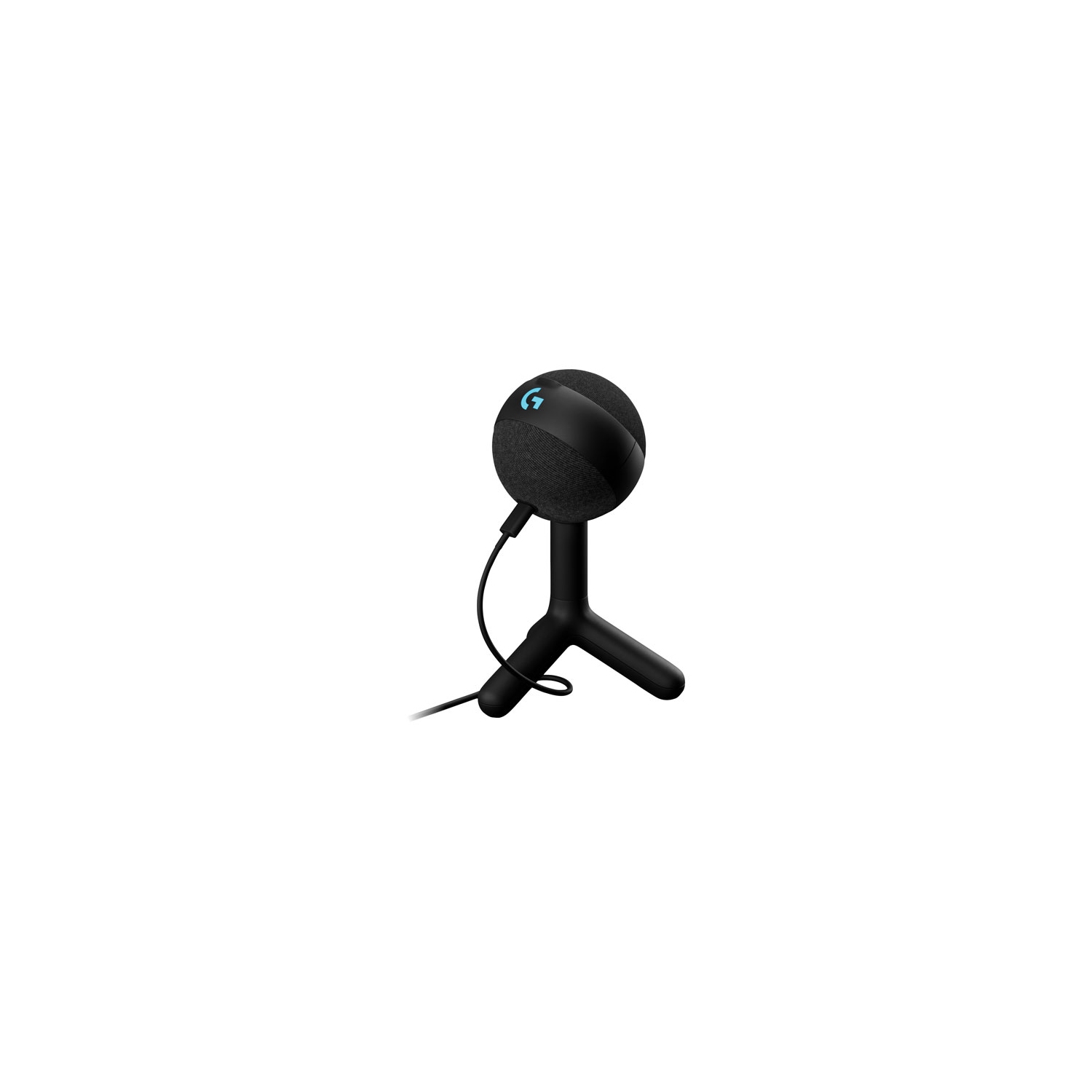 Microphone de jeu USB Yeti Orb à condensateur avec éclairage RVB LIGHTSYNC de Logitech - Noir