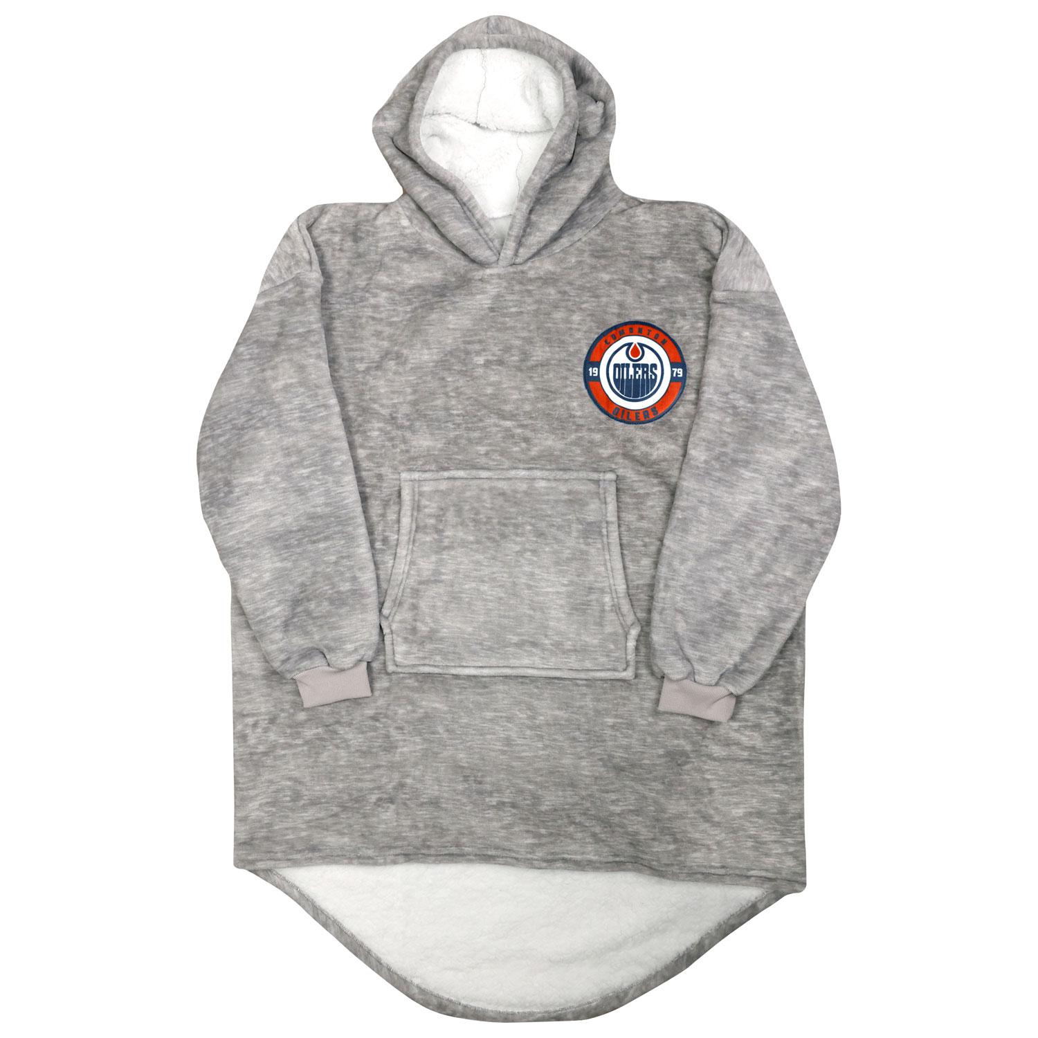 Jeté à capuchon Jour de match de la LNH - 31,5 x 44 po - Oilers d'Edmonton