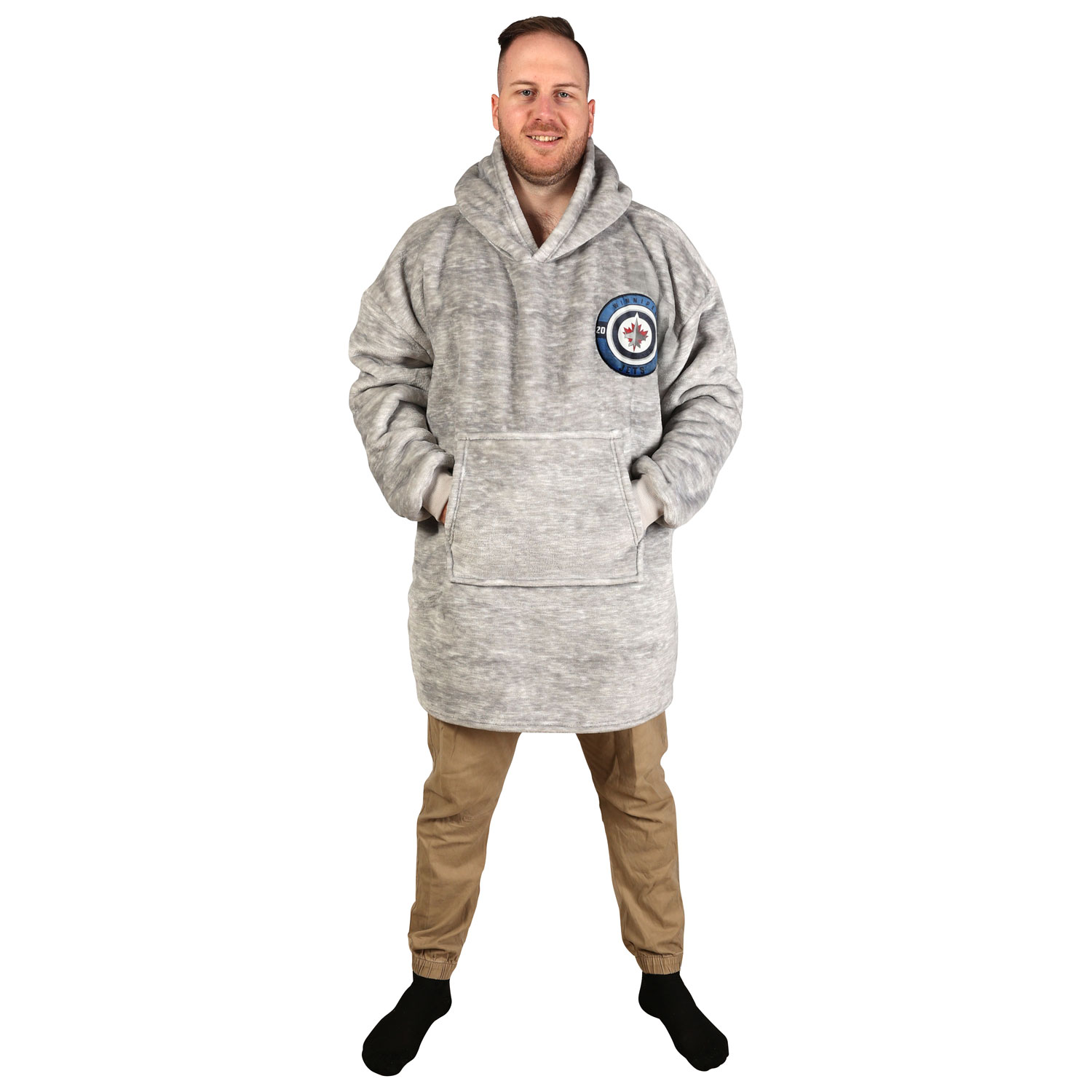 NHL Game Time Hooded Blanket - 31.5" x 44" - Winnipeg Jets