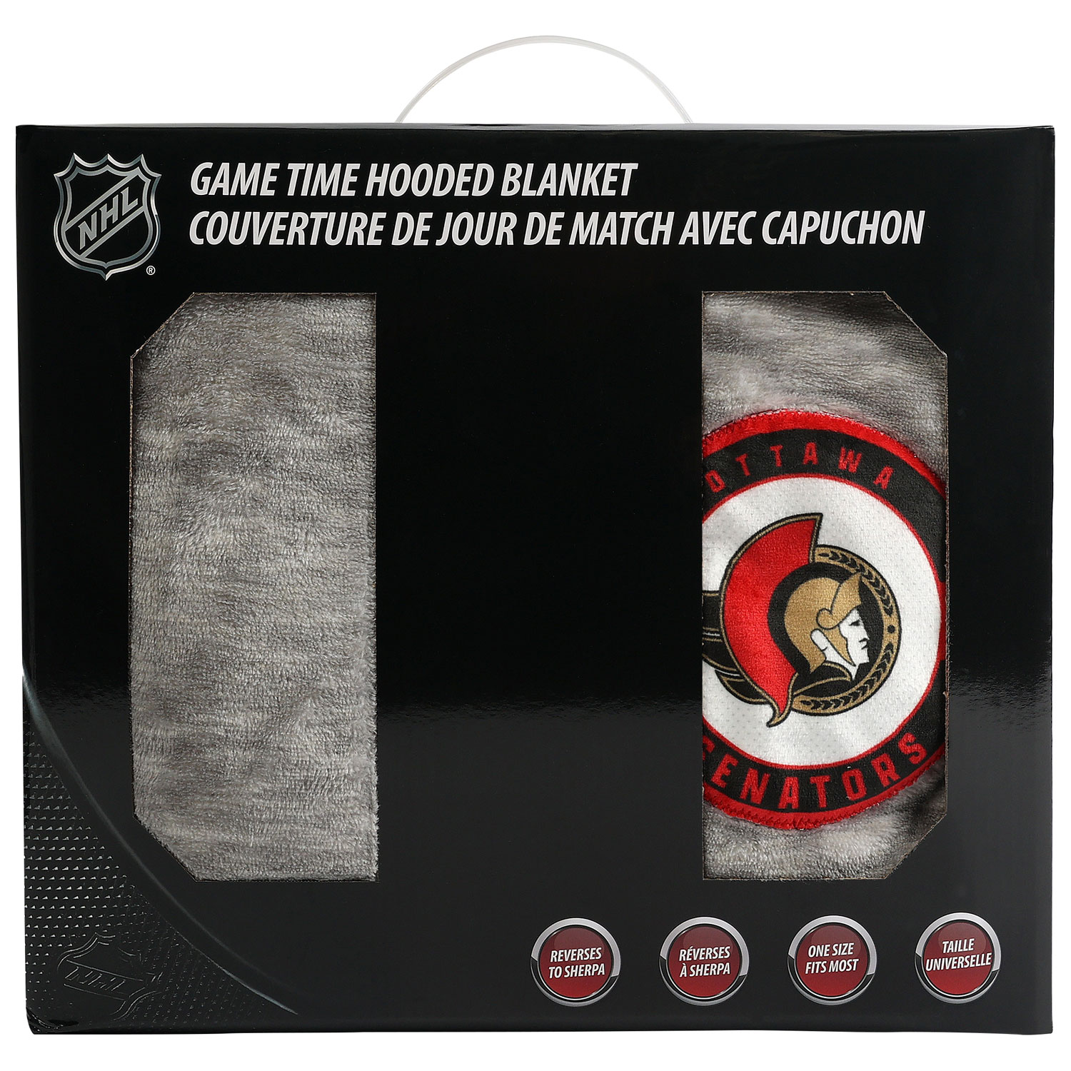 NHL Game Time Hooded Blanket - 31.5" x 44" - Ottawa Senators