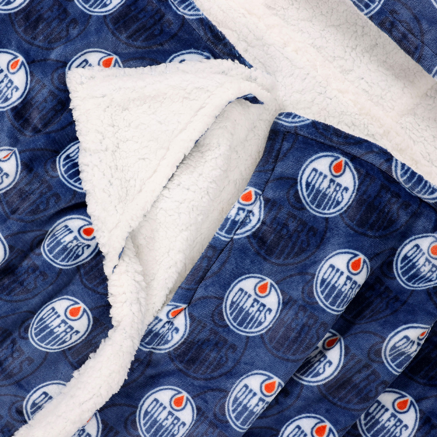 NHL Hooded Throw Blanket - 50" x 70" - Edmonton Oilers