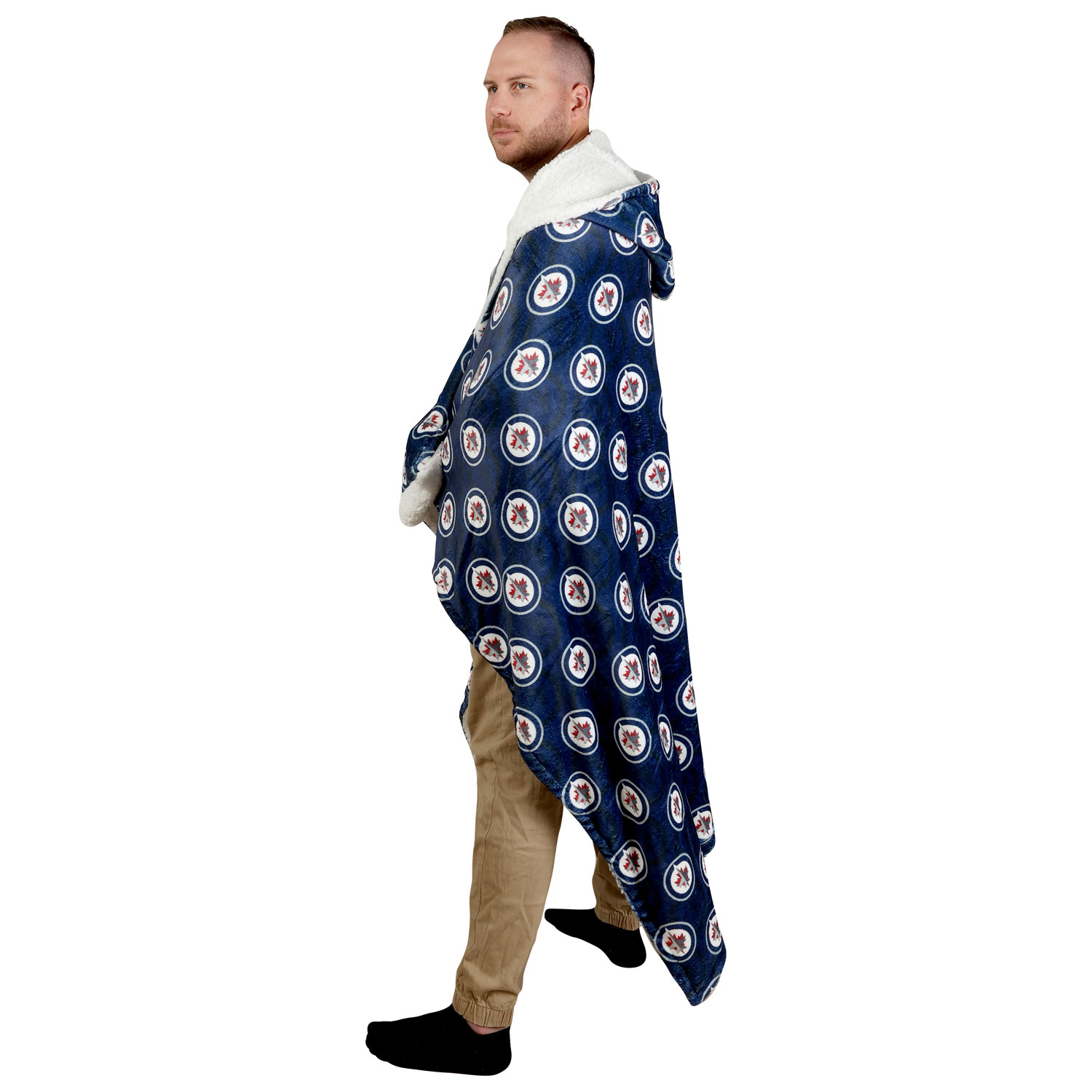 NHL Hooded Throw Blanket - 50" x 70" - Winnipeg Jets