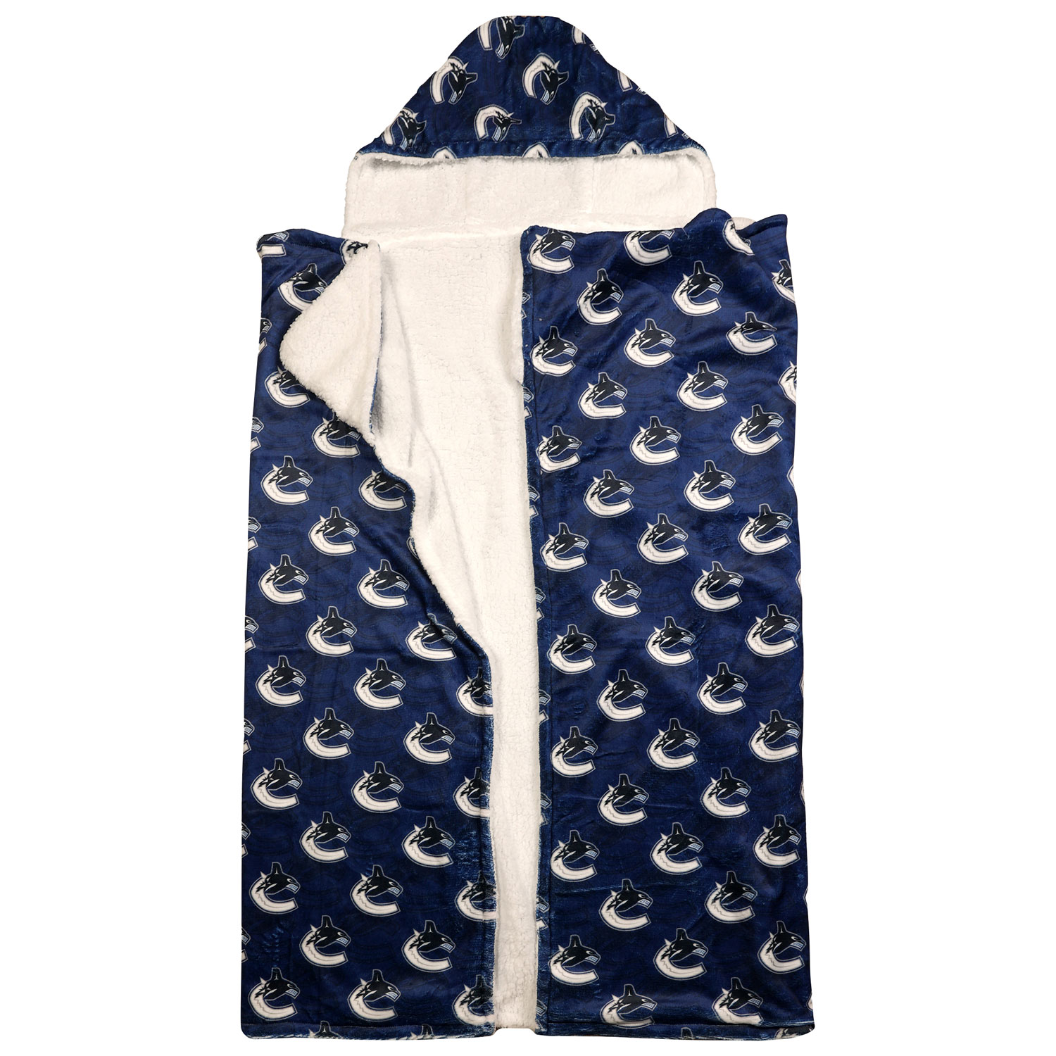 Jeté à capuchon de la LNH - 50 x 70 po - Canucks de Vancouver