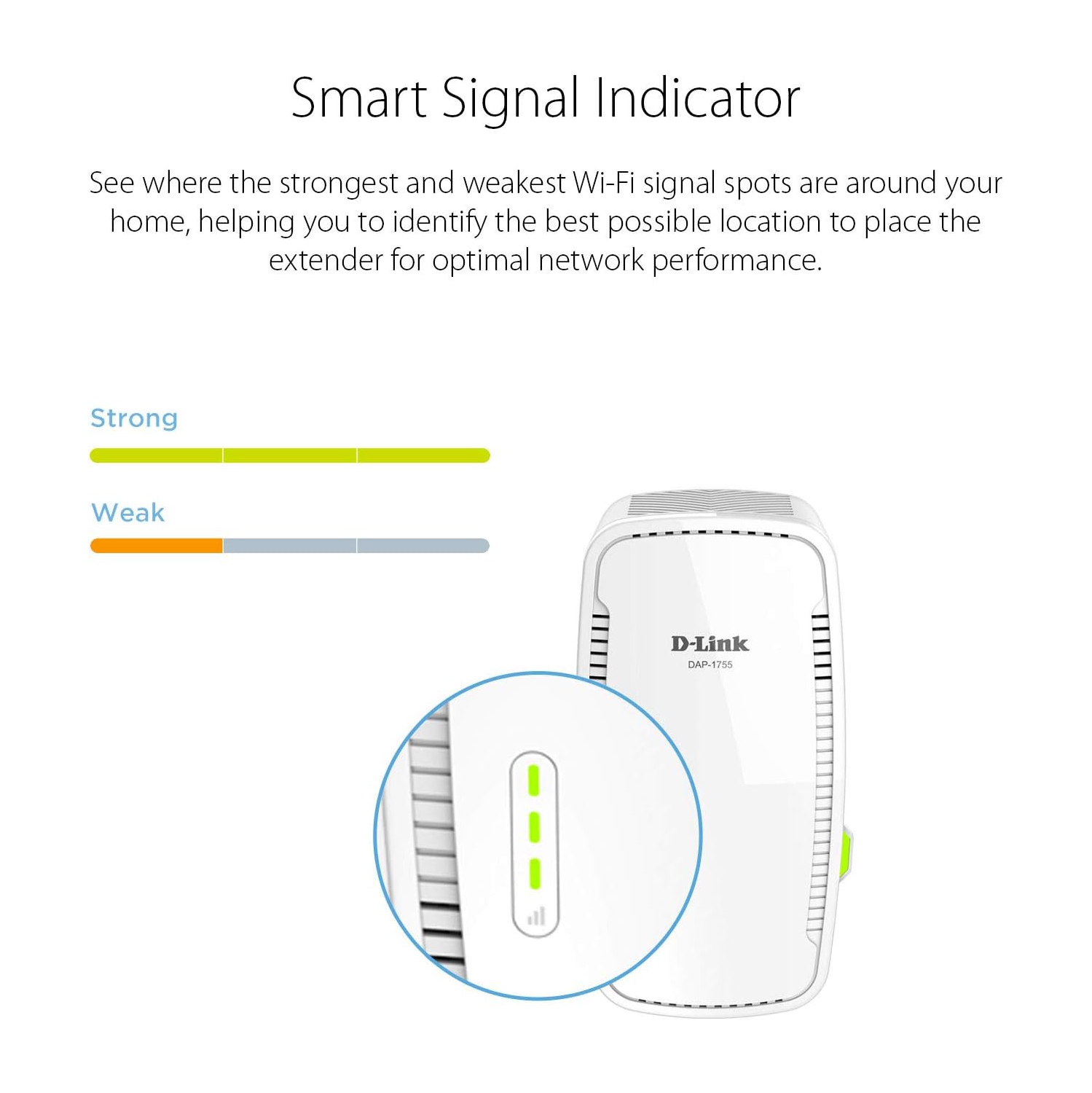 Refurbished- D-Link AC1750 Mesh Wi-Fi Range Extender- Cover up to 2000 sq.ft- Dual Band, MU-MIMO, Mesh, WPA3, Booster, Repeater, Access Point, Extend