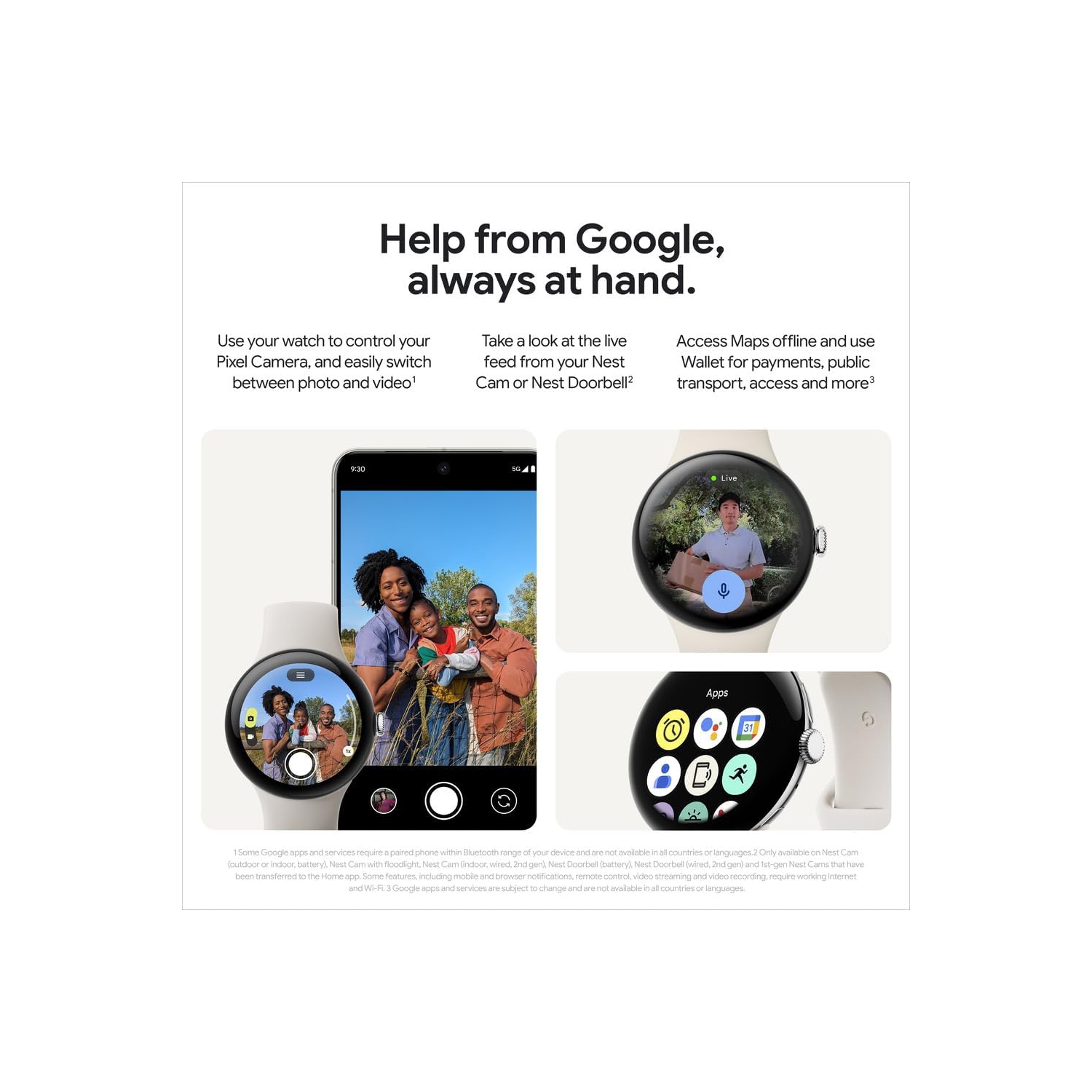 Thermostat intelligent Wi-Fi Nest Learning de Google - Argenté poli