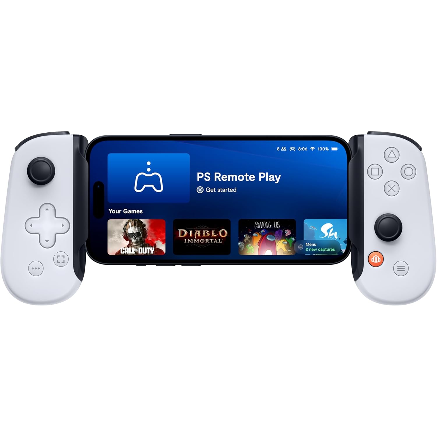 Mobile Gaming Controller for iPhone that Turns Your Phone into a Gaming Console—Play Xbox, PlayStation, and More (Includes 3 Months of Apple Arcade)