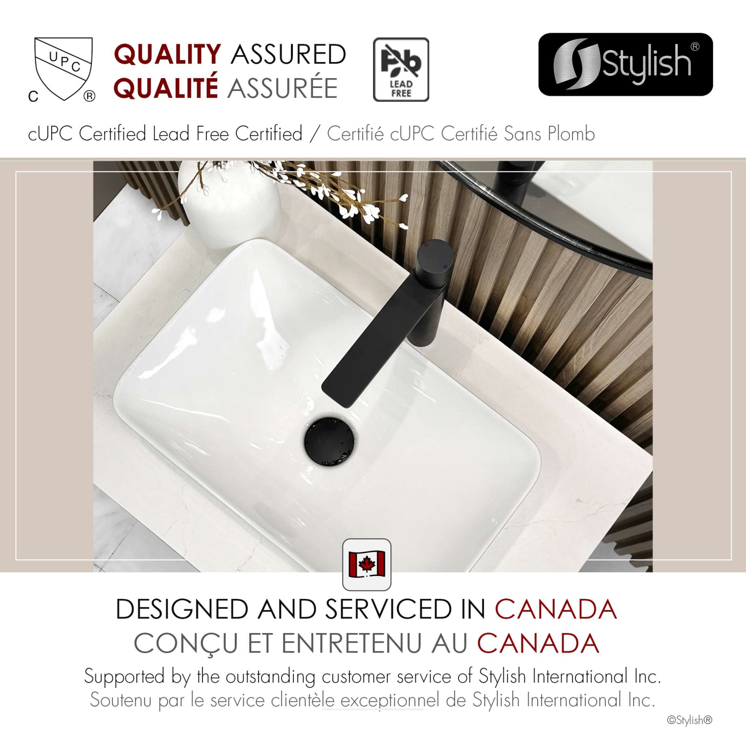 Nessa Single Handle 12 1/2" Matte Black Vessel Bathroom Faucet B-122N