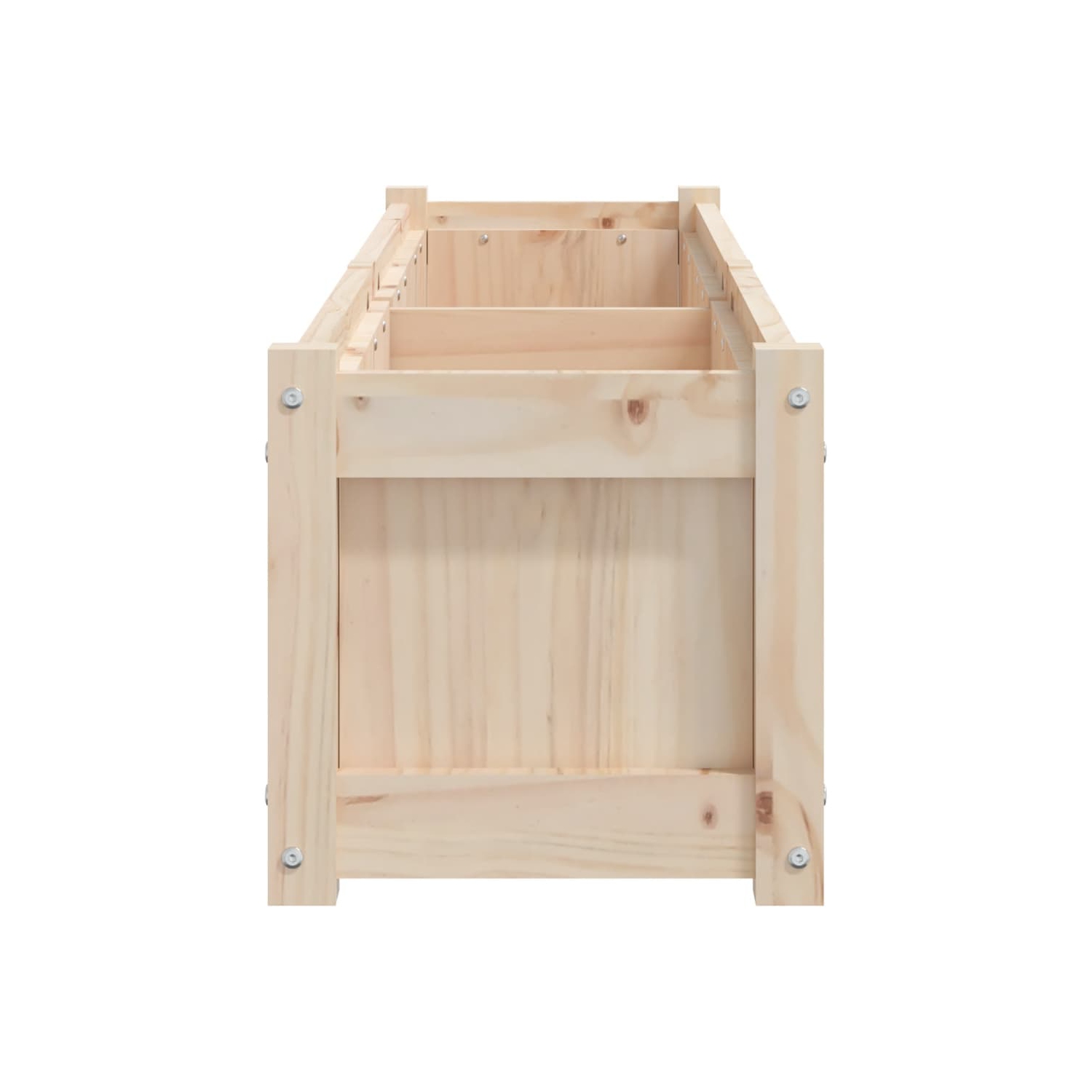 vidaXL Garden Planter 150x31x31 cm Solid Wood Pine