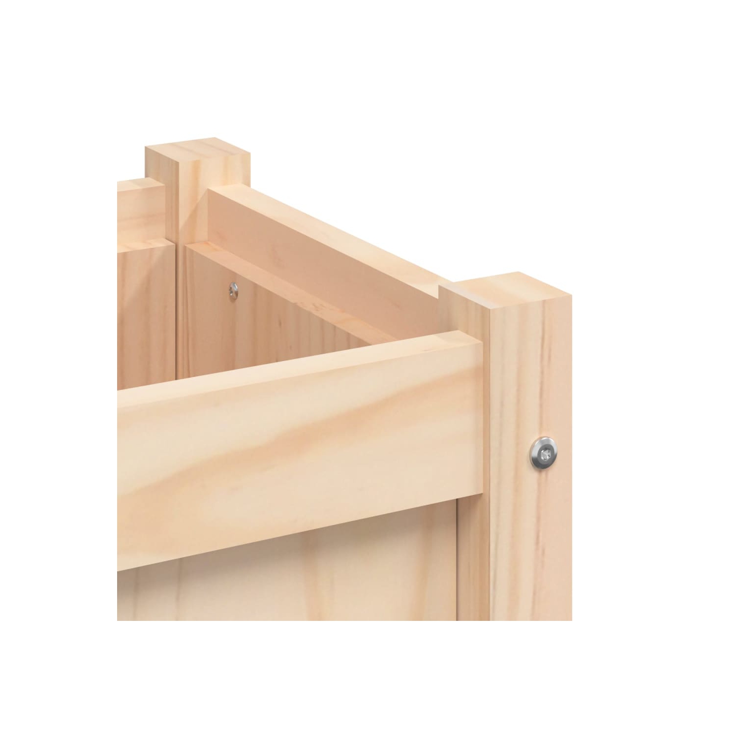 vidaXL Garden Planter 60x31x31 cm Solid Wood Pine