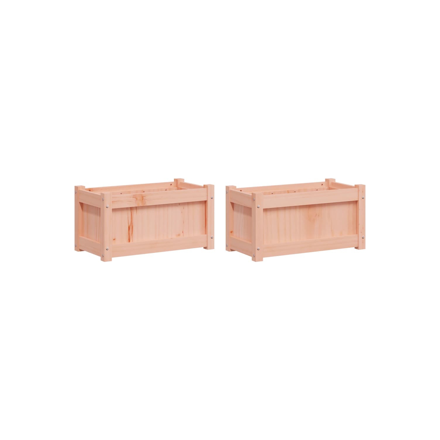 vidaXL Garden Planters 2 pcs Solid Wood Douglas