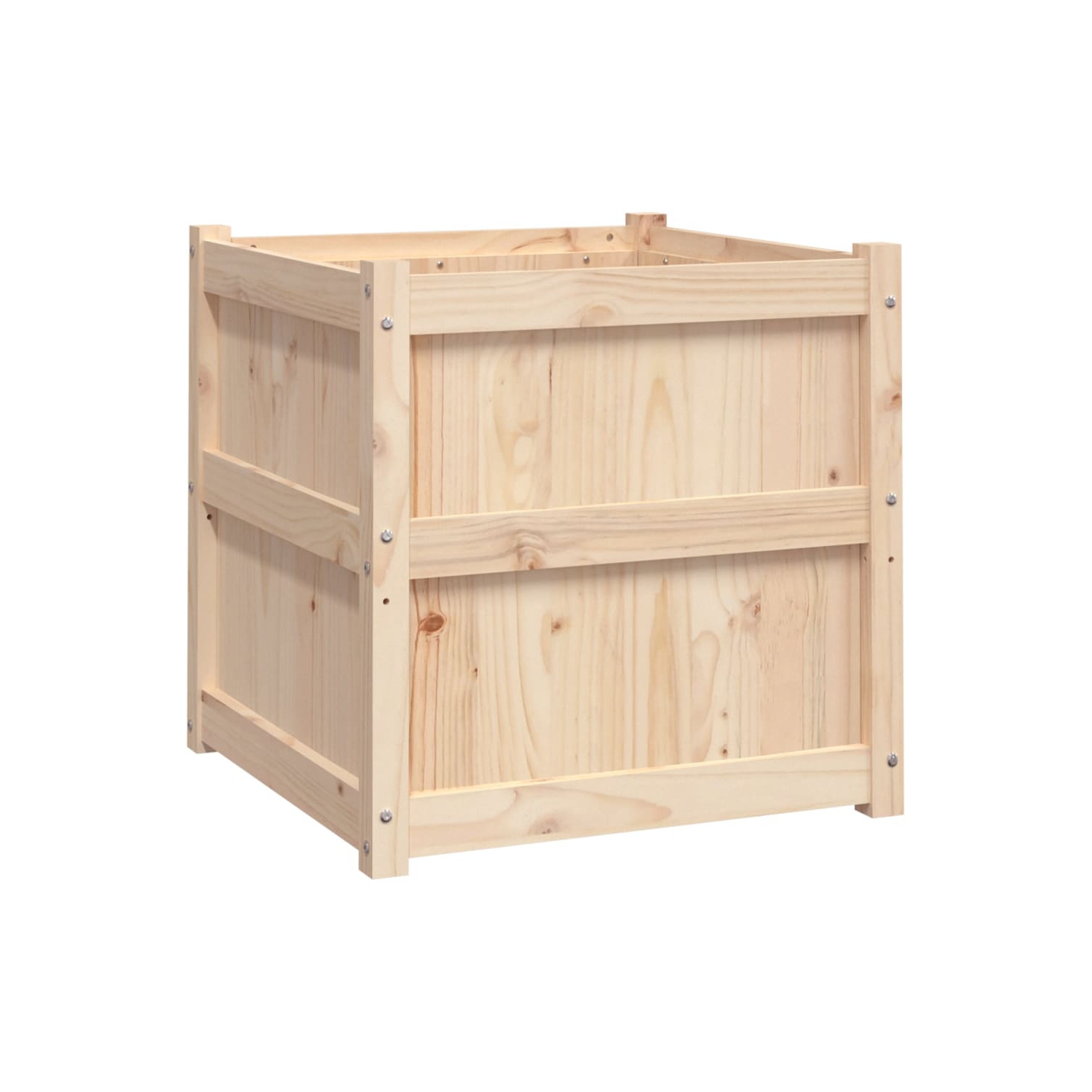 vidaXL Garden Planters 2 pcs Solid Wood Pine