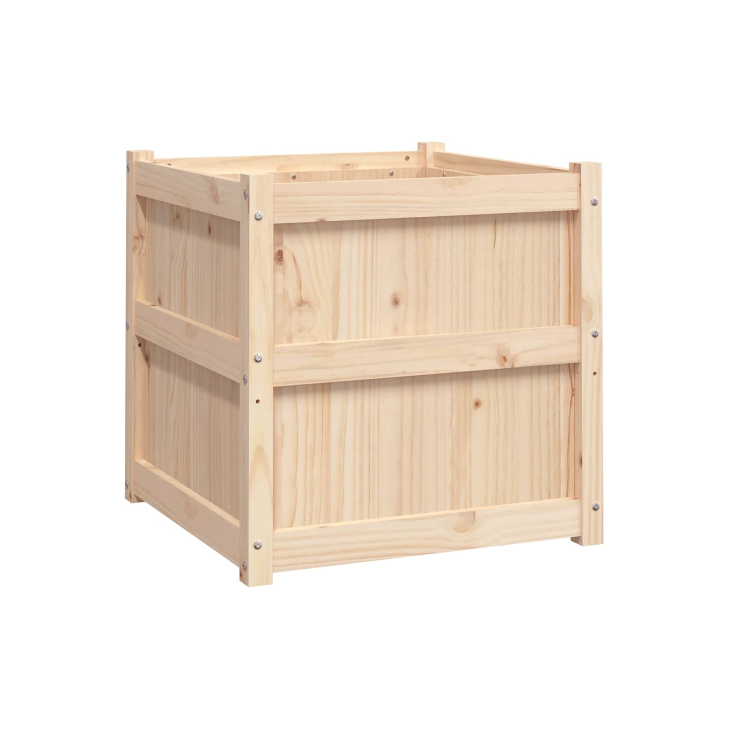 vidaXL Garden Planters 2 pcs Solid Wood Pine