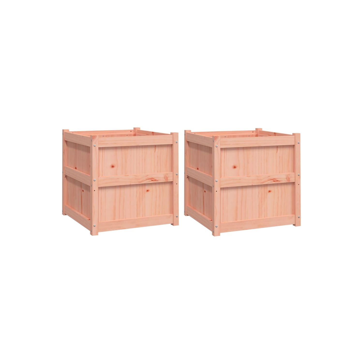 vidaXL Garden Planters 2 pcs Solid Wood Douglas