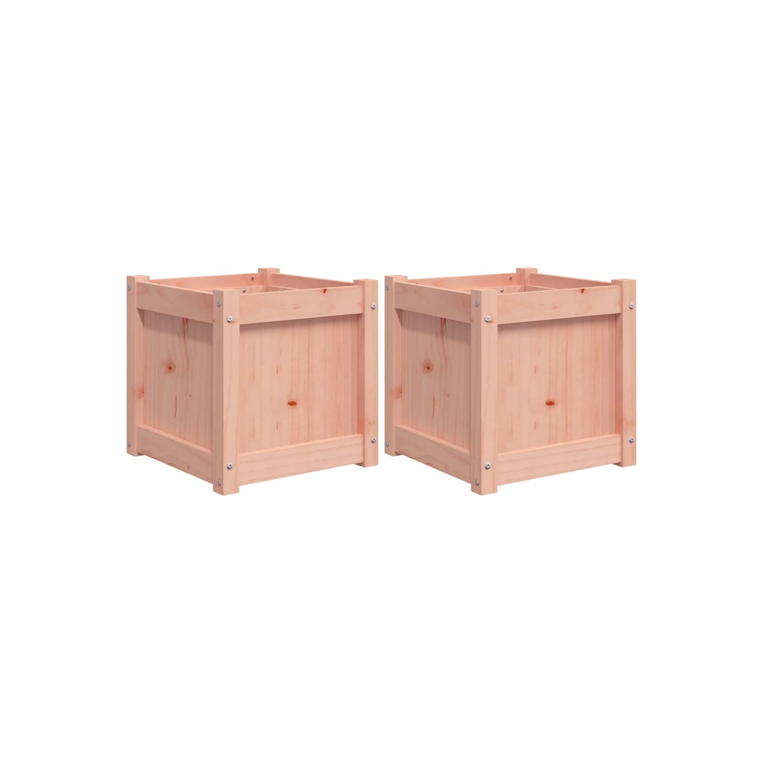 vidaXL Garden Planters 2 pcs Solid Wood Douglas