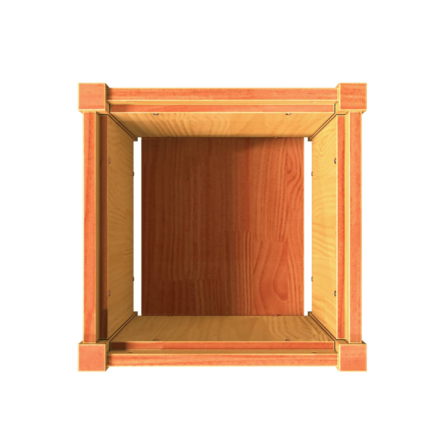 vidaXL Garden Planters 2 pcs Wax Brown Solid Wood Pine