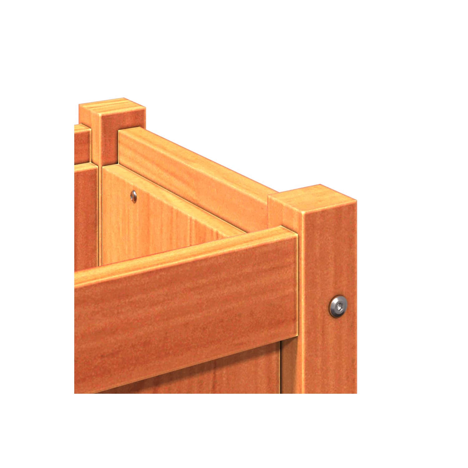 vidaXL Garden Planters 2 pcs Wax Brown Solid Wood Pine