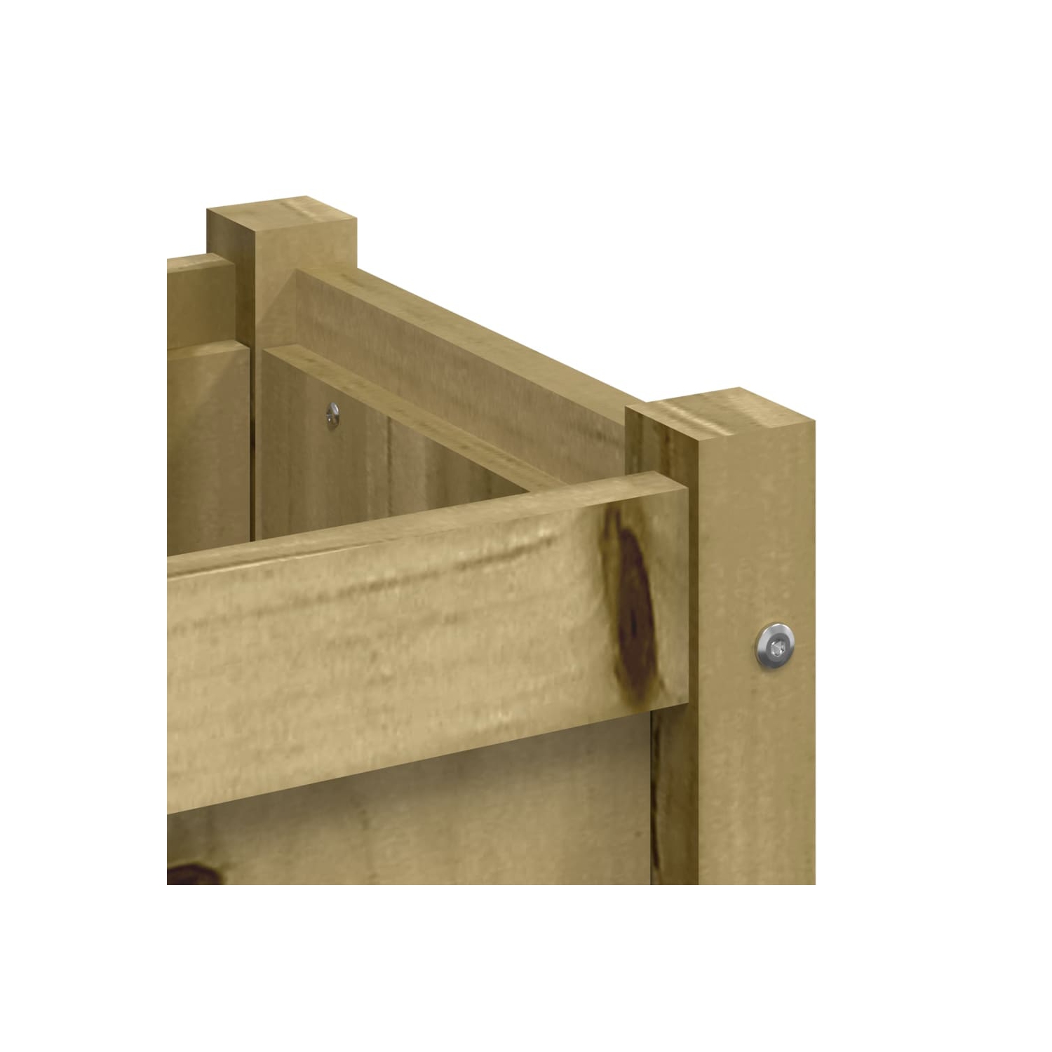 vidaXL Garden Planter 150x50x50 cm Impregnated Wood Pine