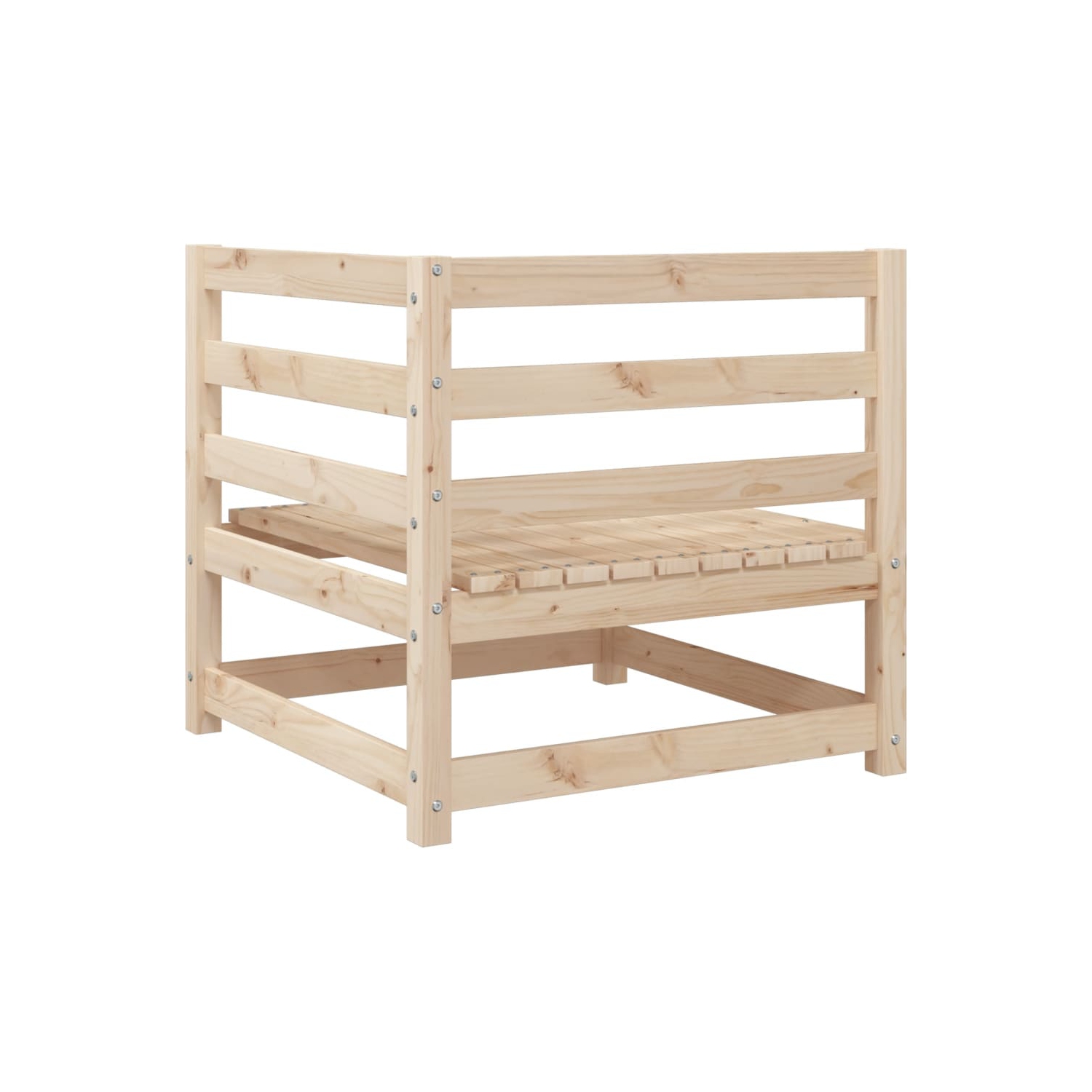 vidaXL 8 Piece Garden Sofa Set Solid Wood Pine