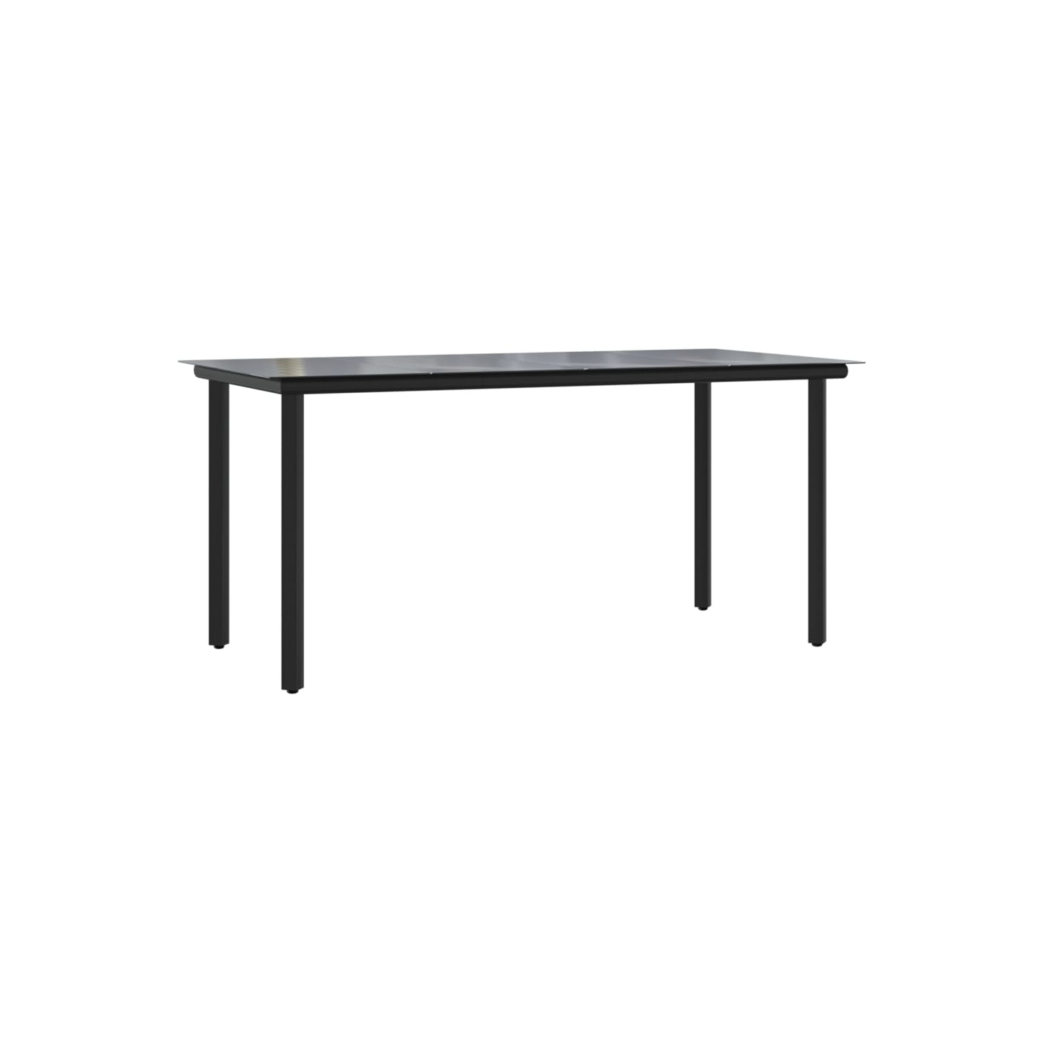 Ensemble de salle à manger 5 pièces vidaXL avec coussins beige et noir