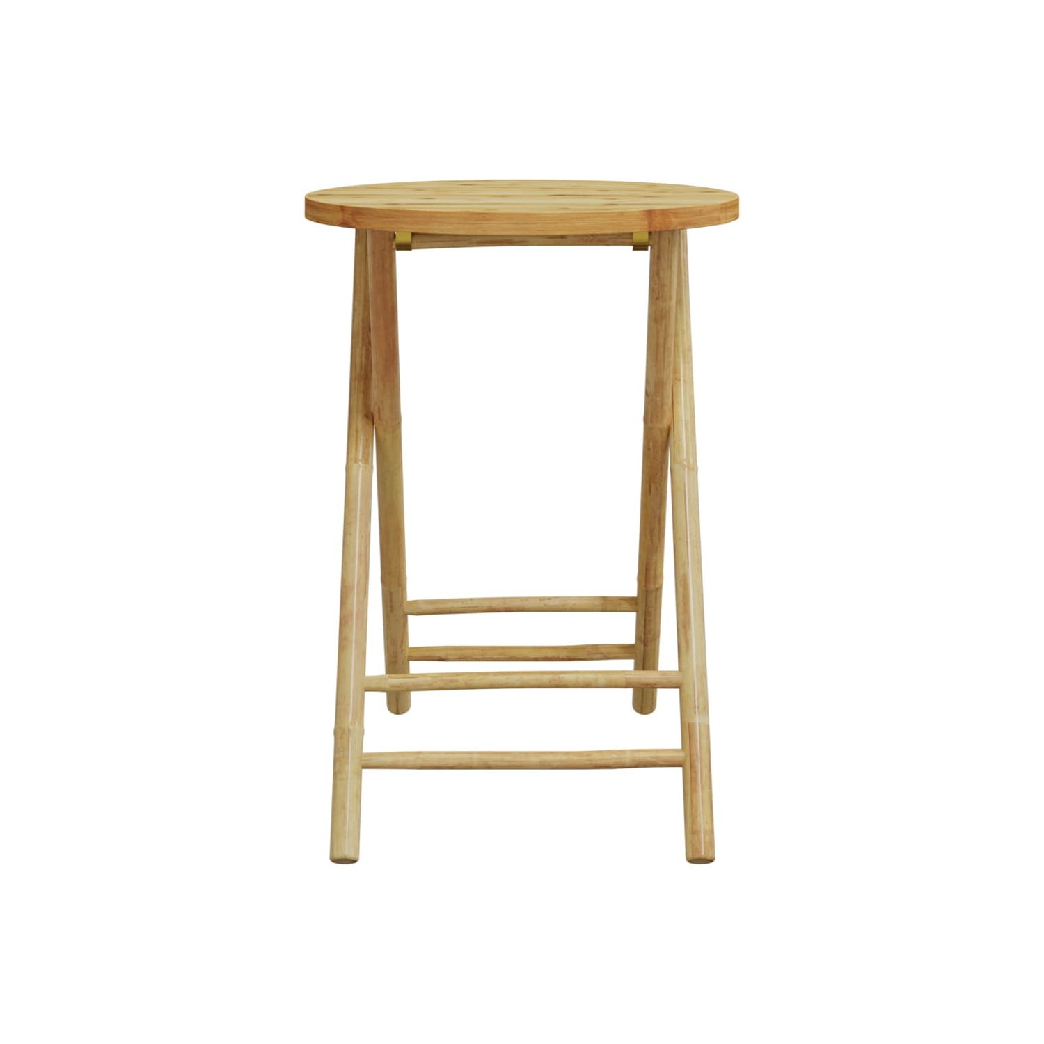 vidaXL 3 Piece Bistro Set Bamboo