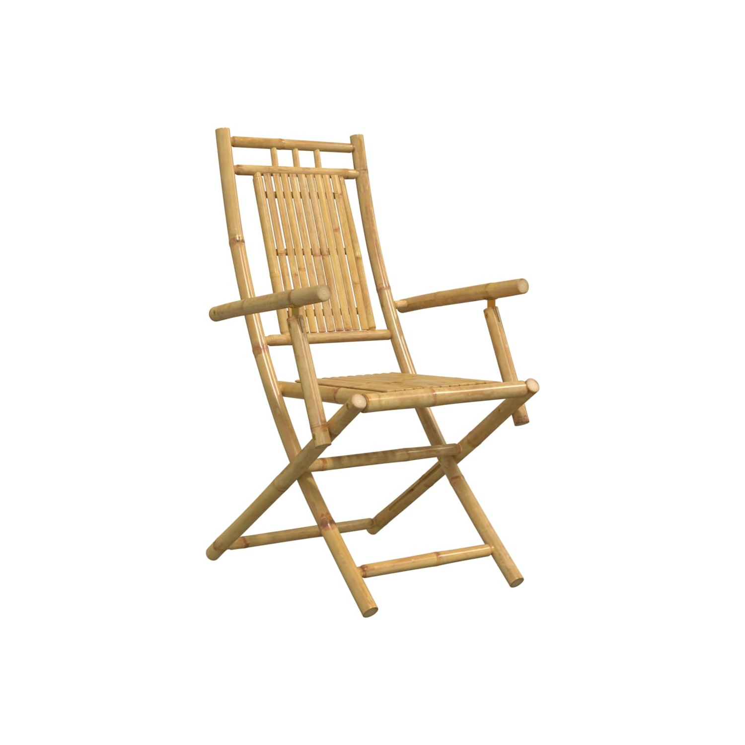 vidaXL 3 Piece Bistro Set Bamboo